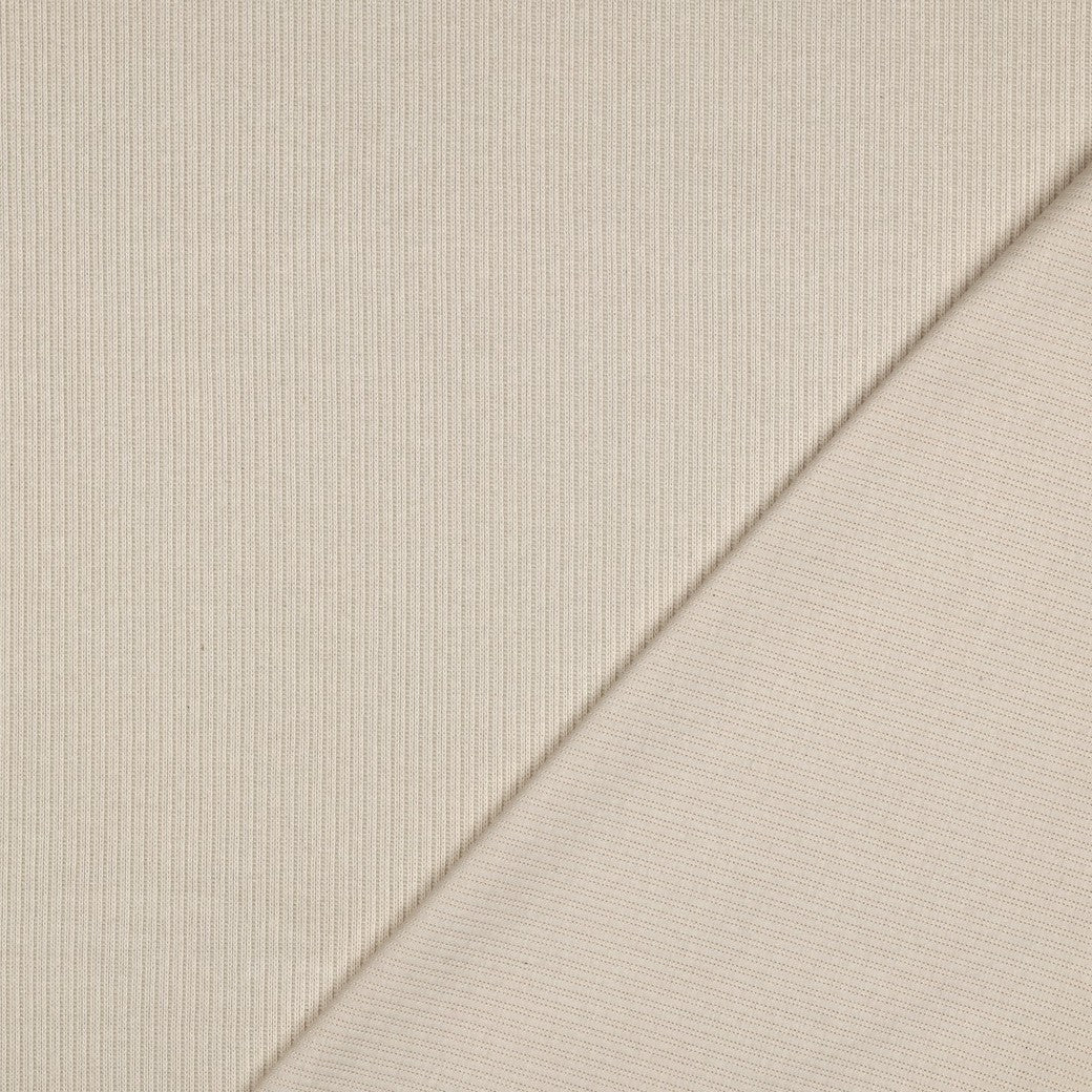 Natural Cotton Rib Knit