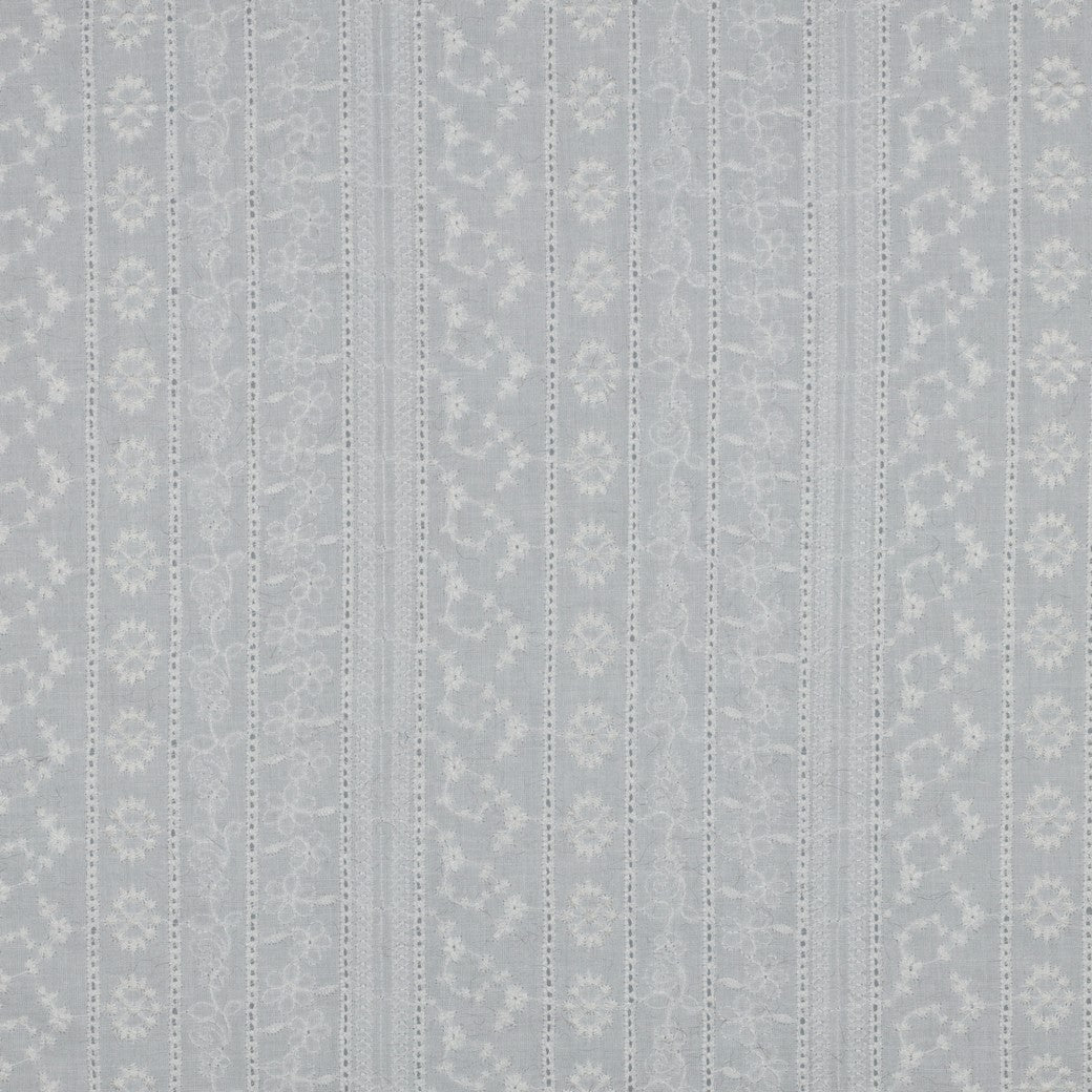 Dainty Cotton Eyelet Stripe