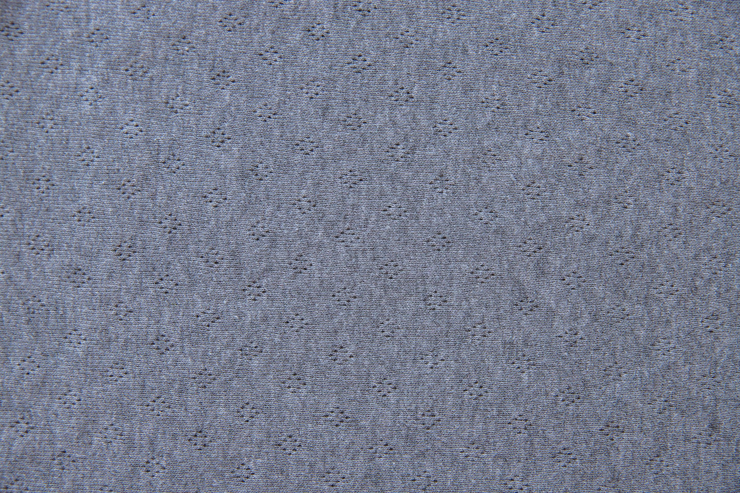 100% Cotton Pointelle - Anthracite (OEKO-TEX Standard 100)
