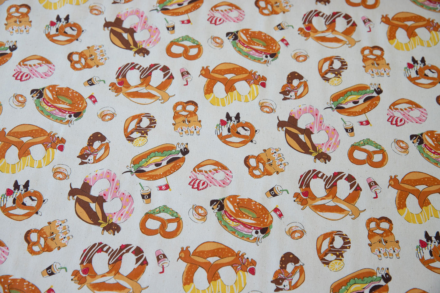 Cotton Oxford - Pretzel Dogs
