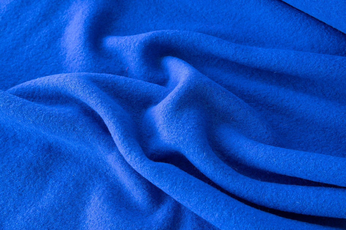 Boiled Wool Crepe - Royal