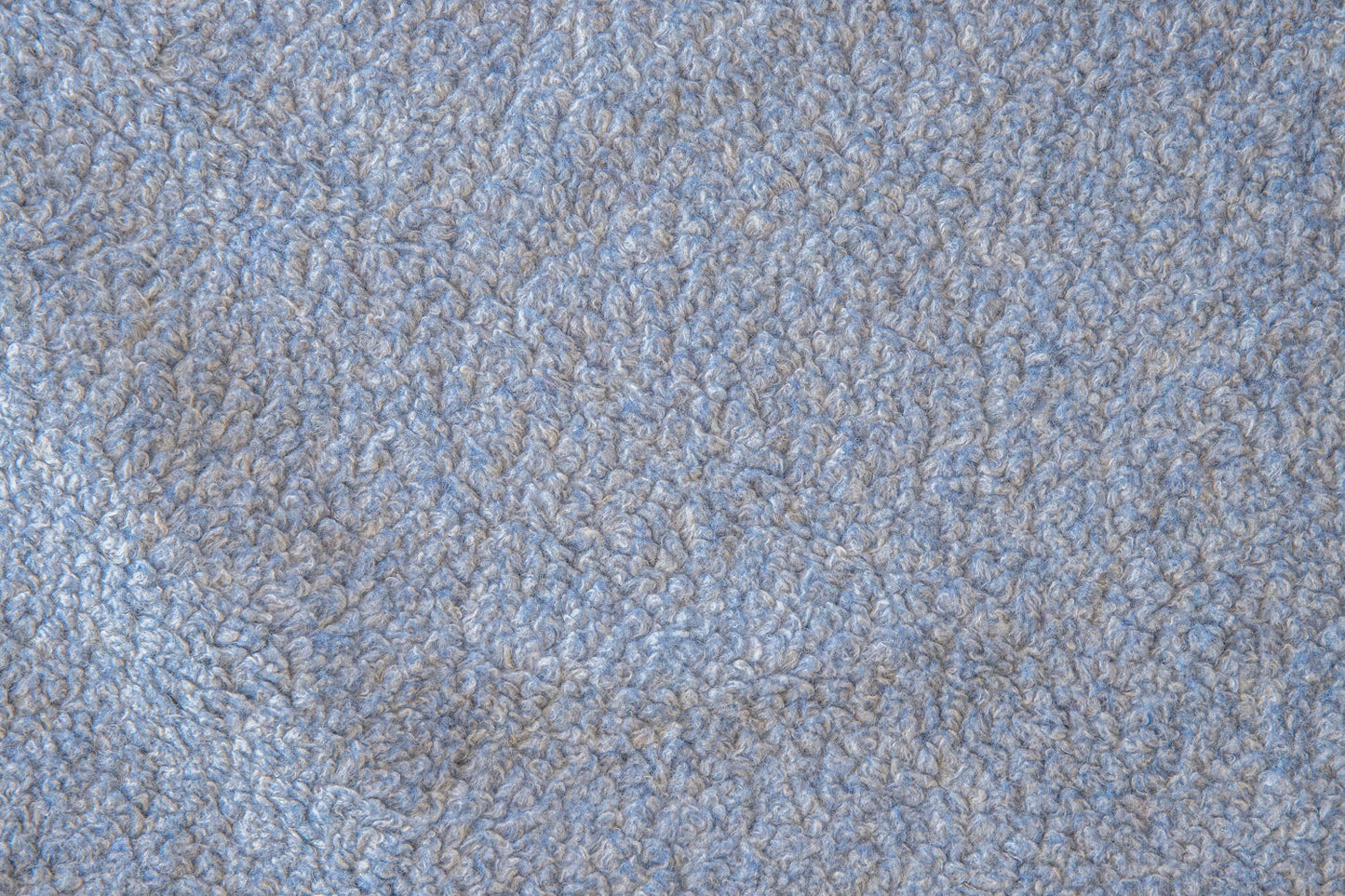 Wool Sherpa Fleece - Cornflower Blue