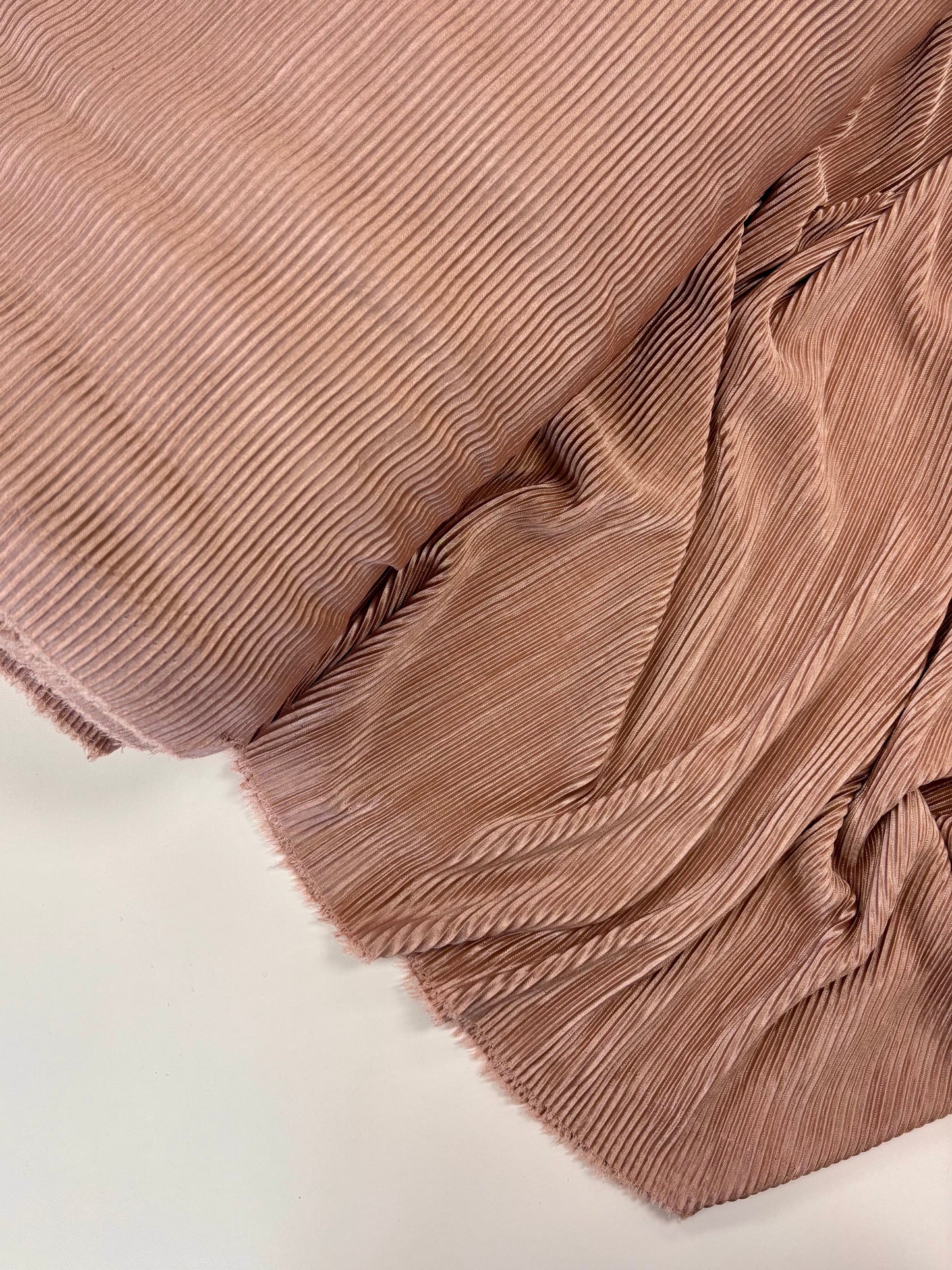 Deadstock Blush Plissé