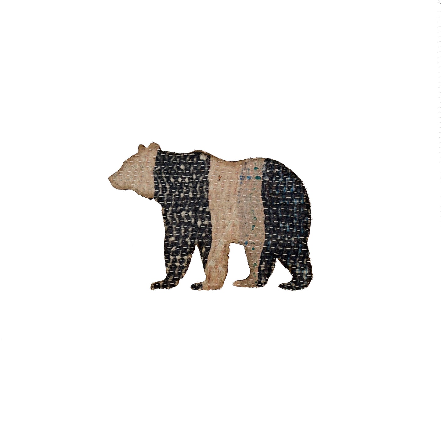 Iron-on Kantha Patches - Medium