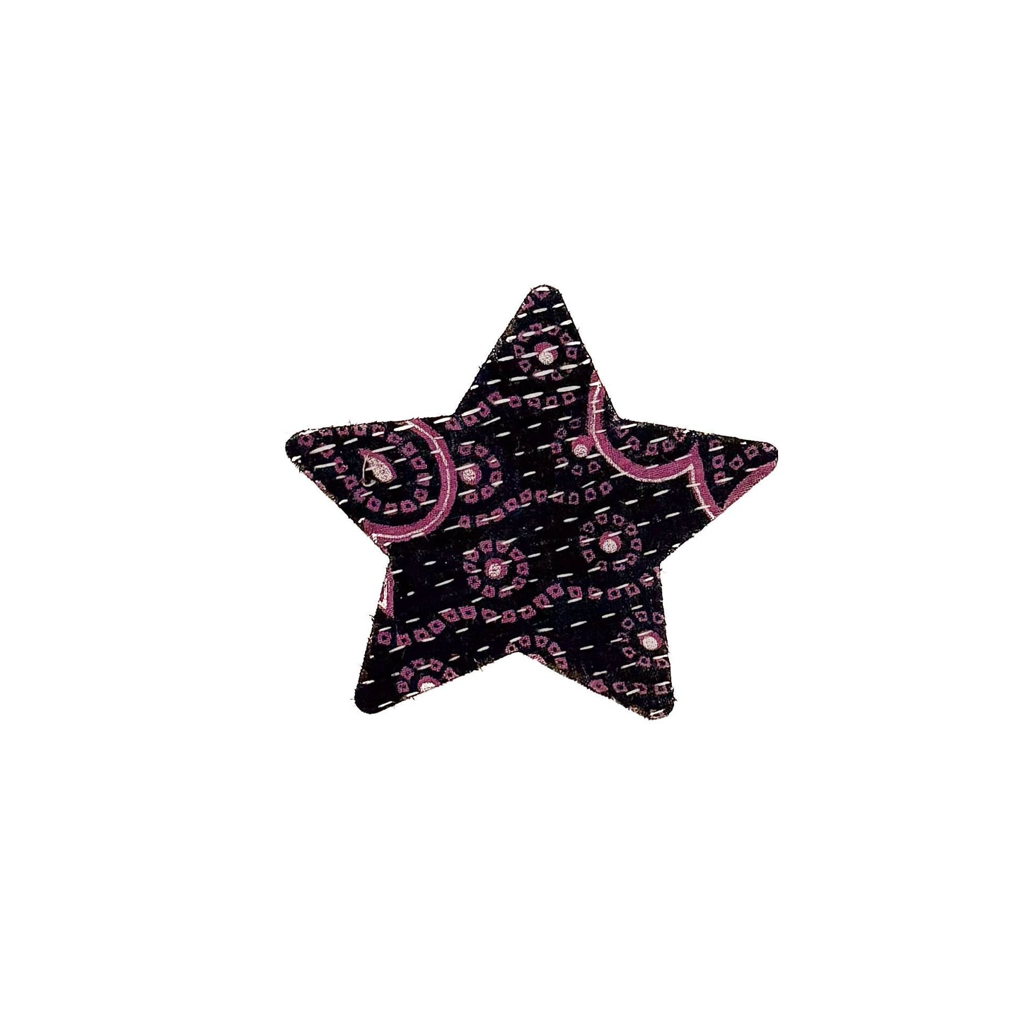 Iron-on Kantha Patches - Medium