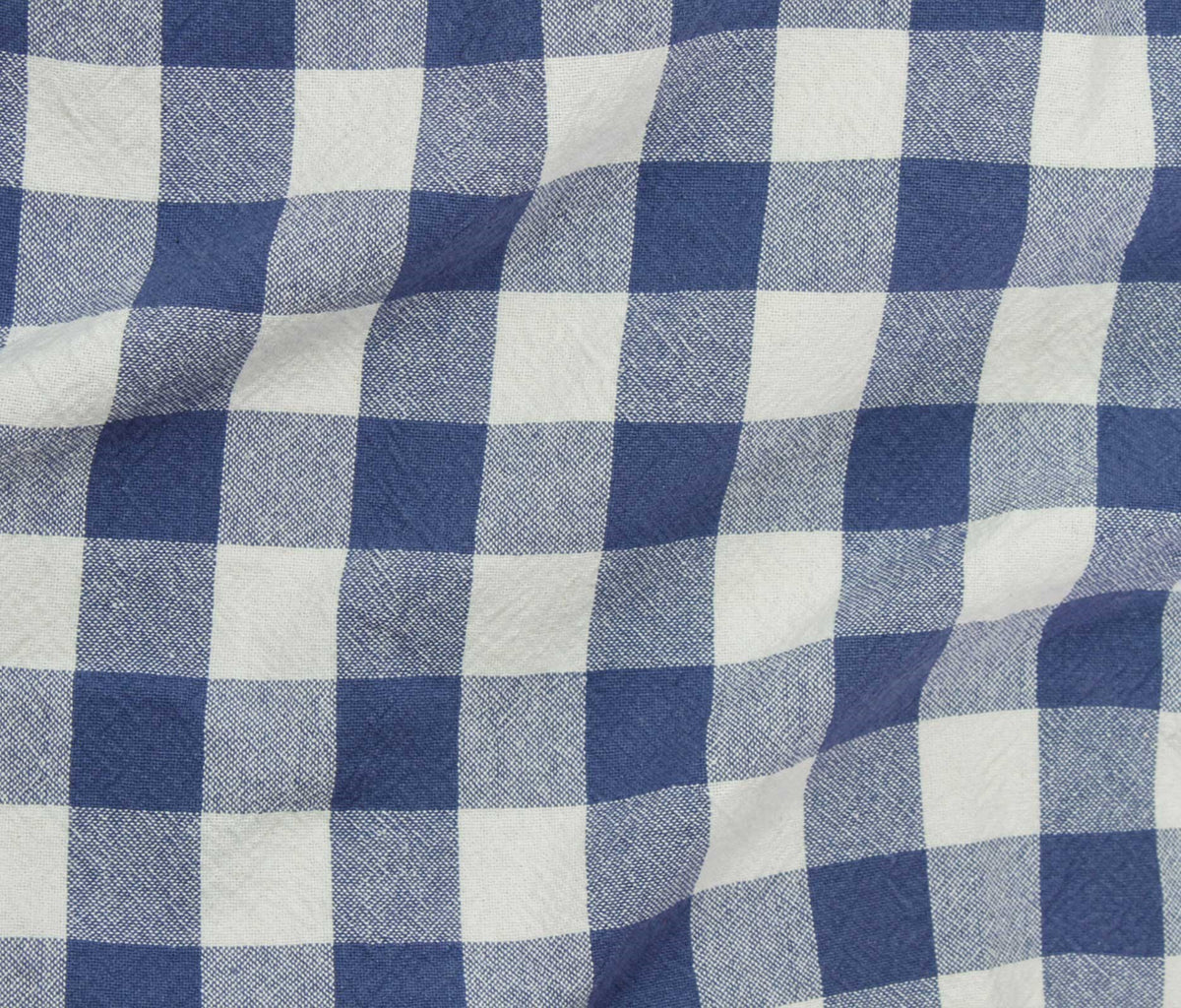 Organic Textured Cotton - Denim