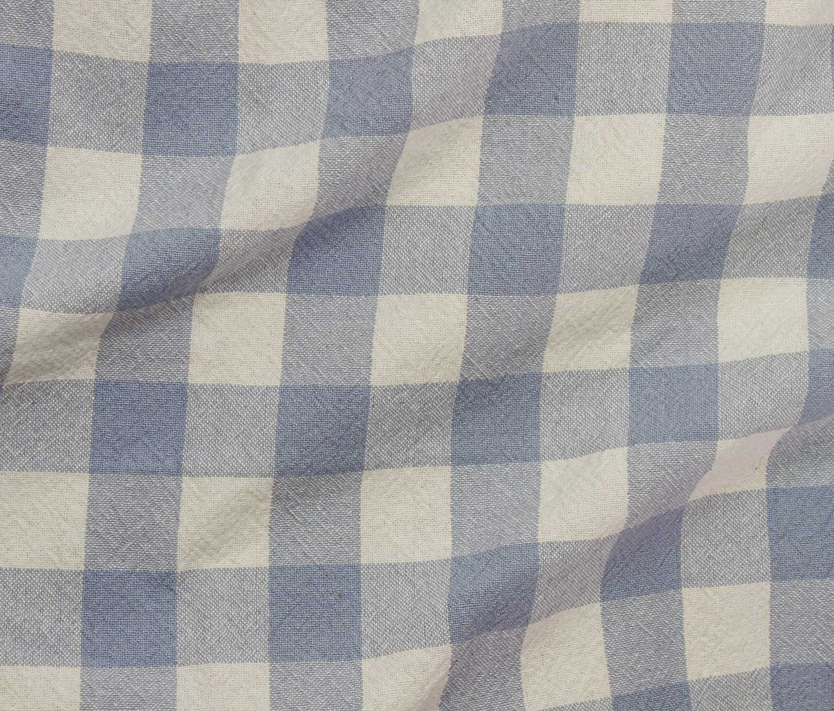 Organic Textured Cotton - Blue Powder