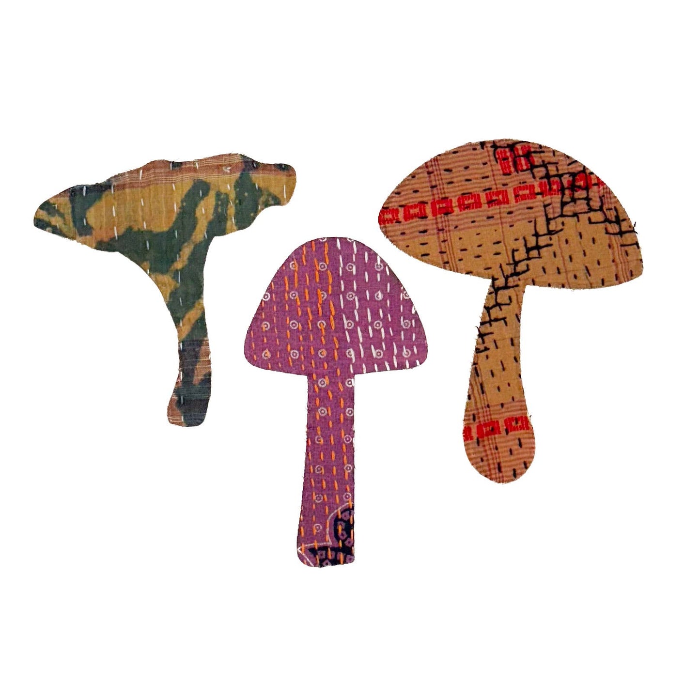 Iron-on Kantha Patches - Medium