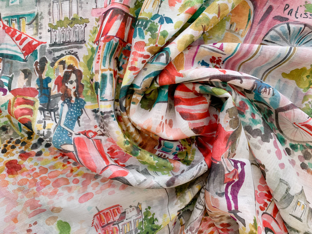Silk Blend Lawn - Bon Voyage