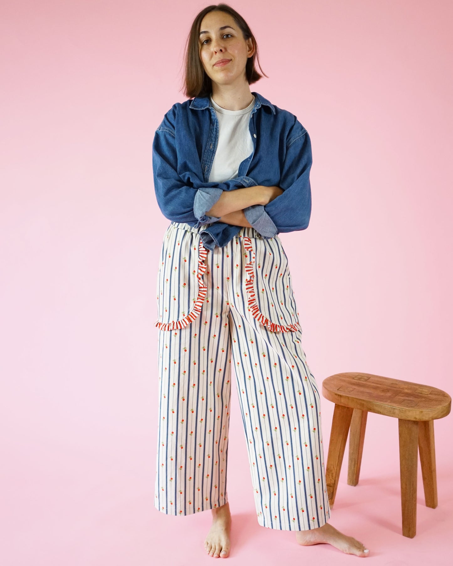 Matchy Matchy Sewing Club Apron Pocket Pants - PDF Pattern