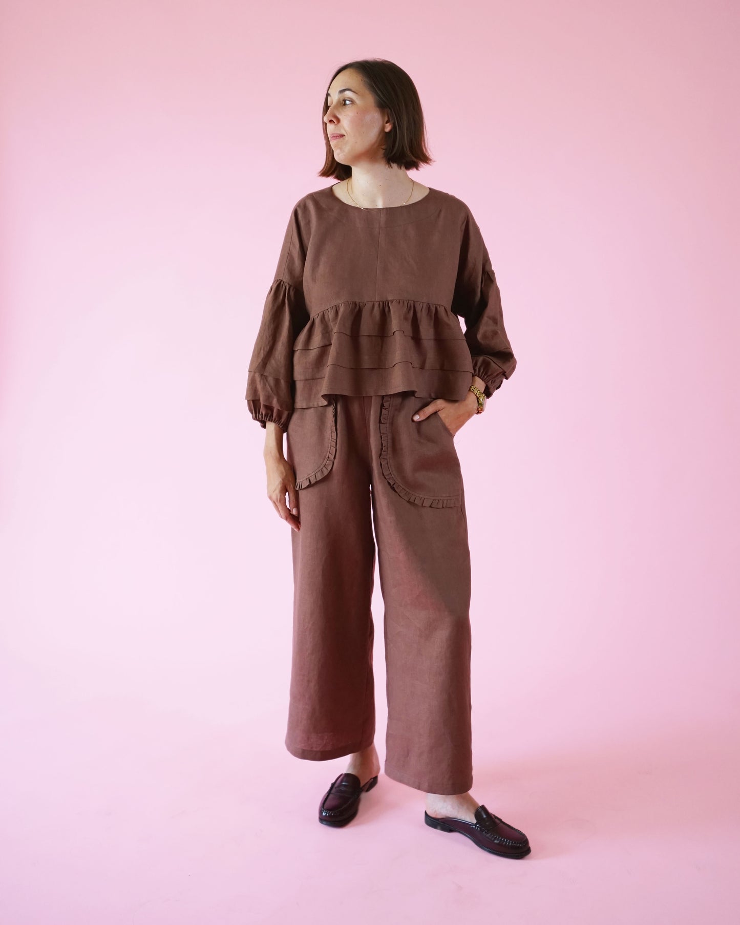 Matchy Matchy Sewing Club Apron Pocket Pants - PDF Pattern