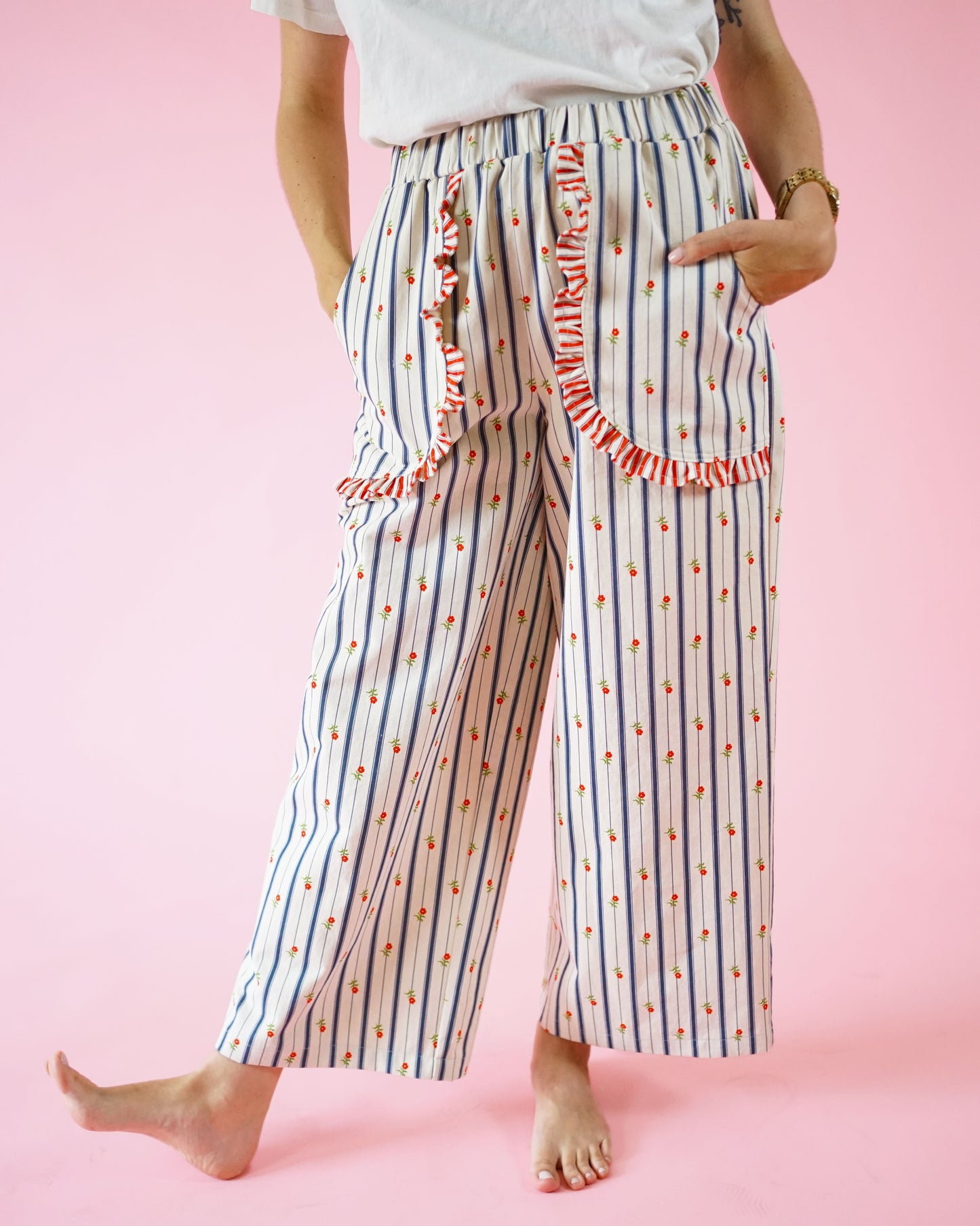 Matchy Matchy Sewing Club Apron Pocket Pants - PDF Pattern