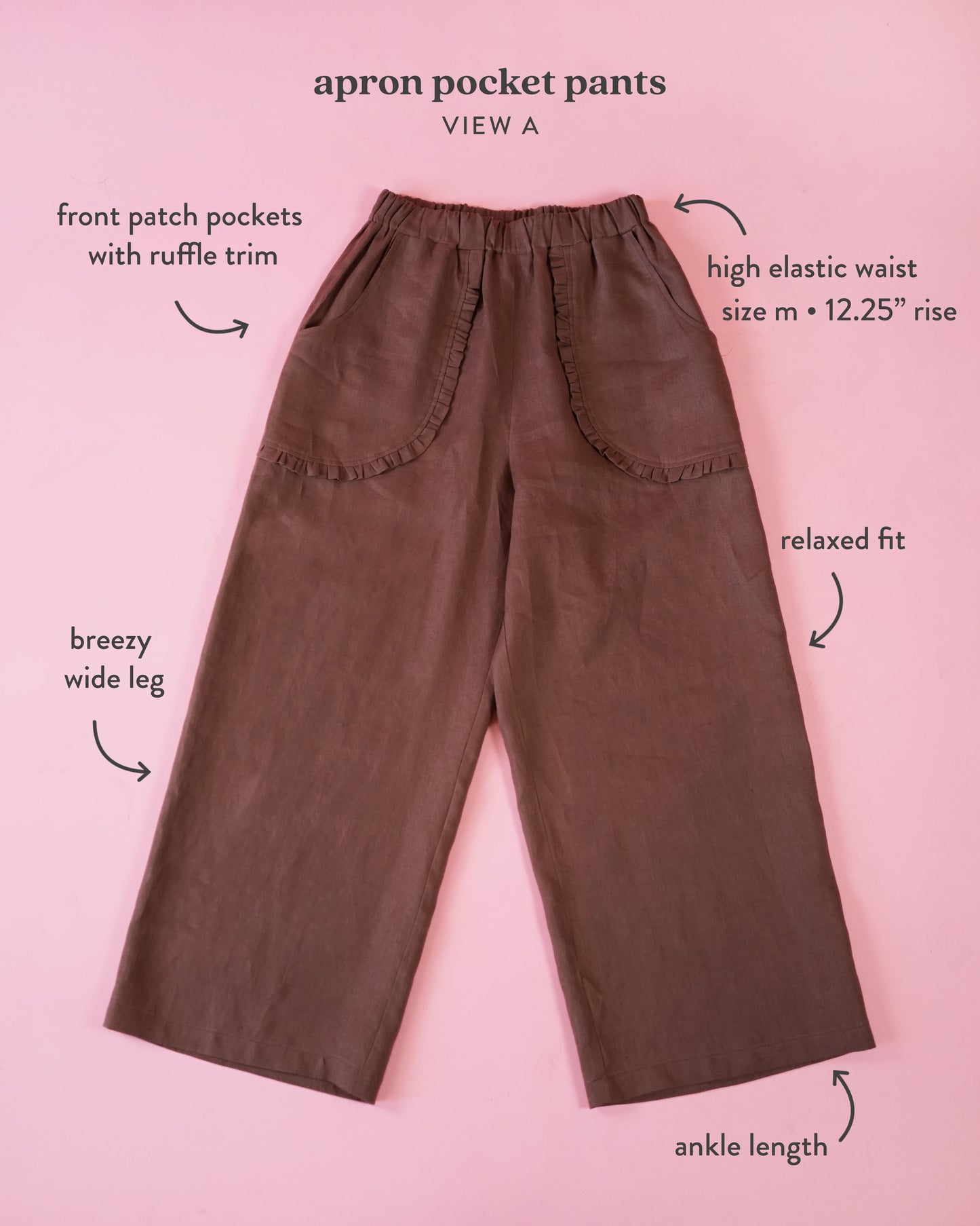 Matchy Matchy Sewing Club Apron Pocket Pants - PDF Pattern