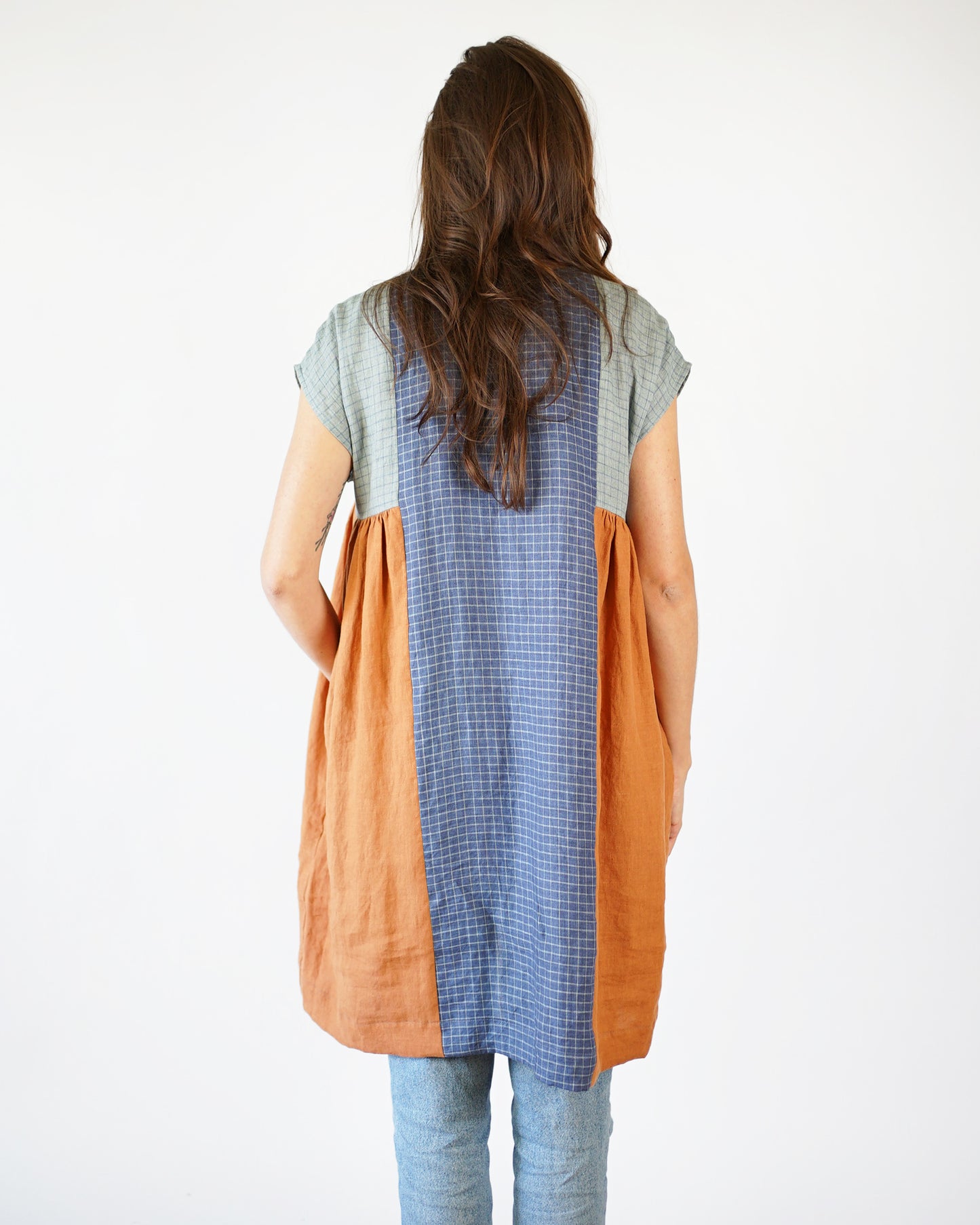 Matchy Matchy Sewing Club Collage Gather Dress - PDF Pattern