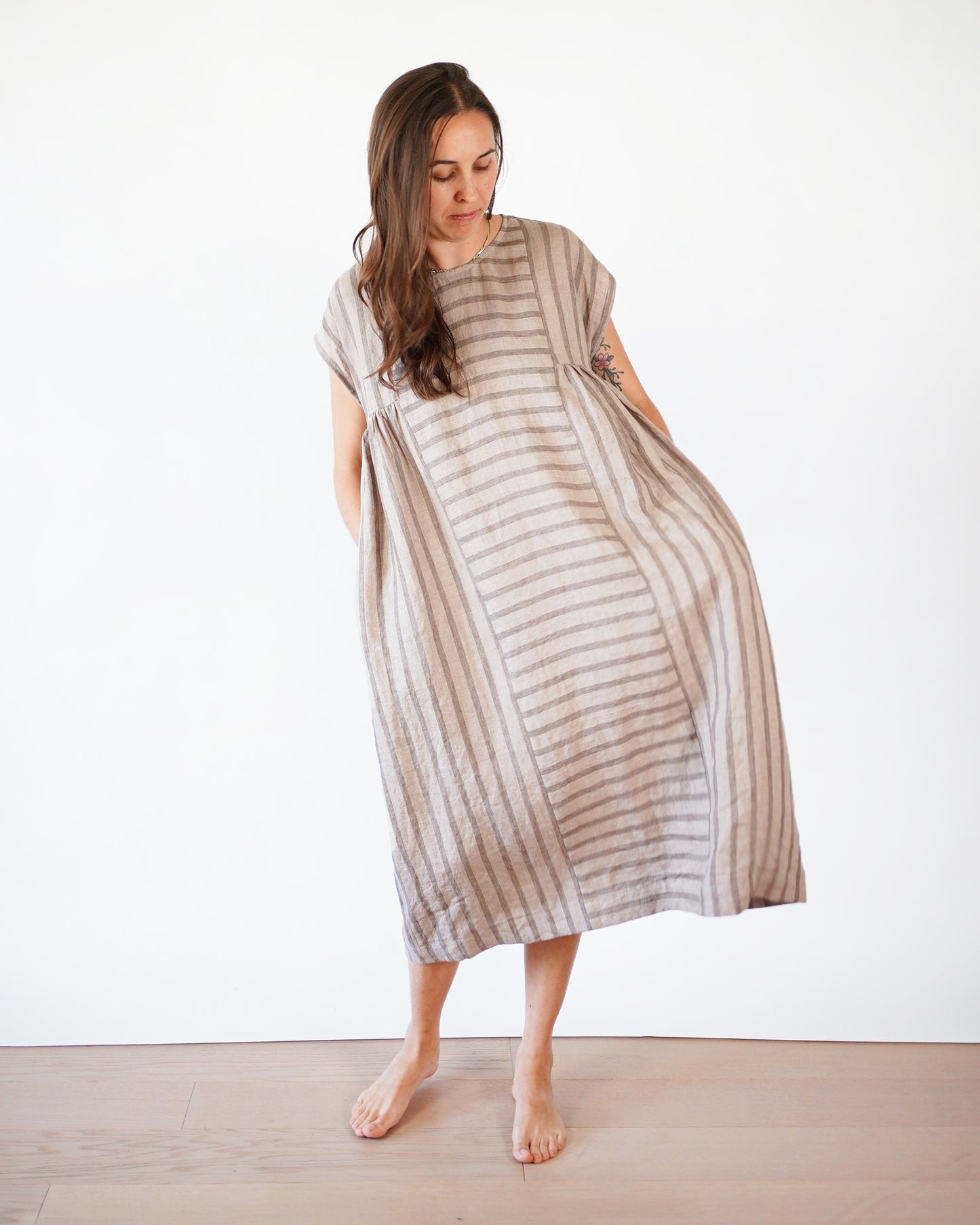 Matchy Matchy Sewing Club Collage Gather Dress - PDF Pattern