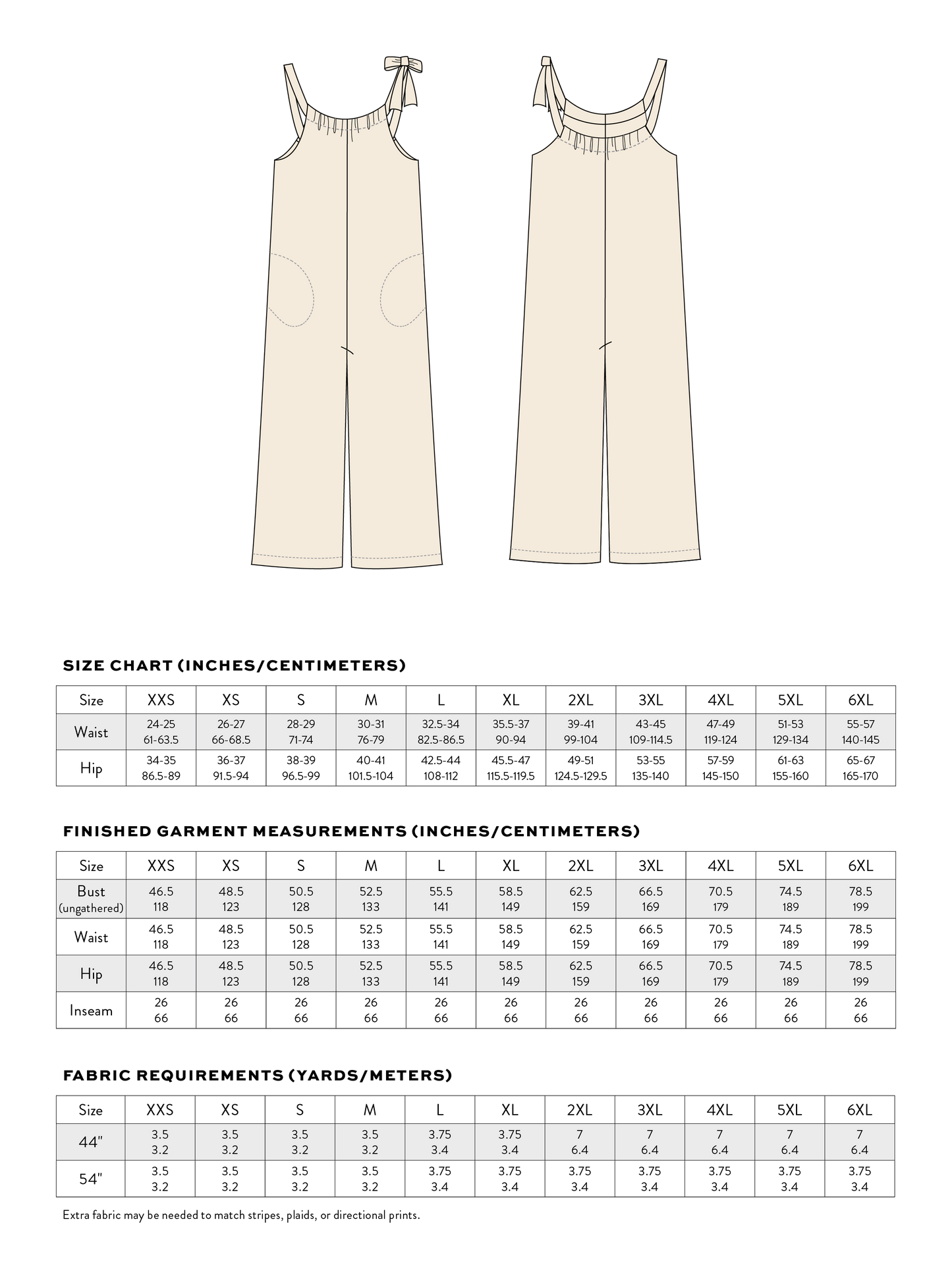 Matchy Matchy Sewing Club Cabana Tie Playsuit - PDF Pattern