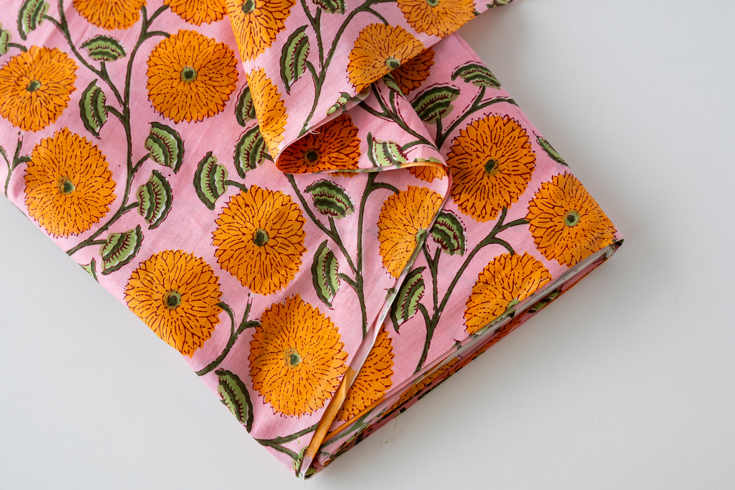 Indian Block Print - Marigold
