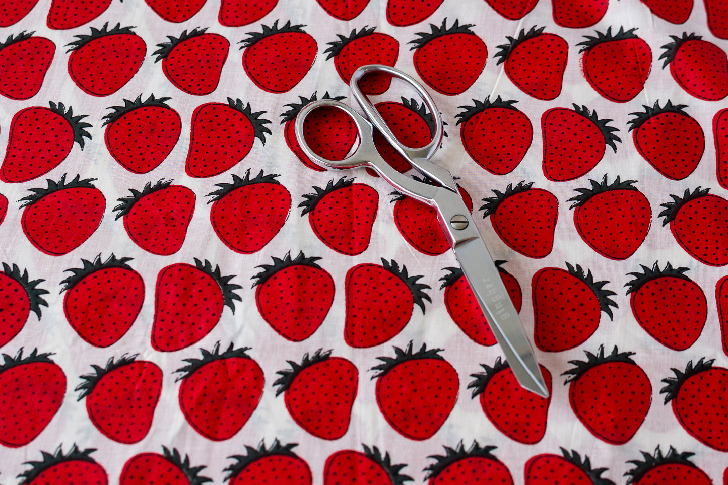 Indian Block Print - Strawberry