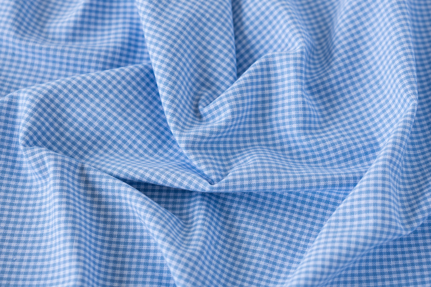 Homespun Mini-Check Cotton Gingham