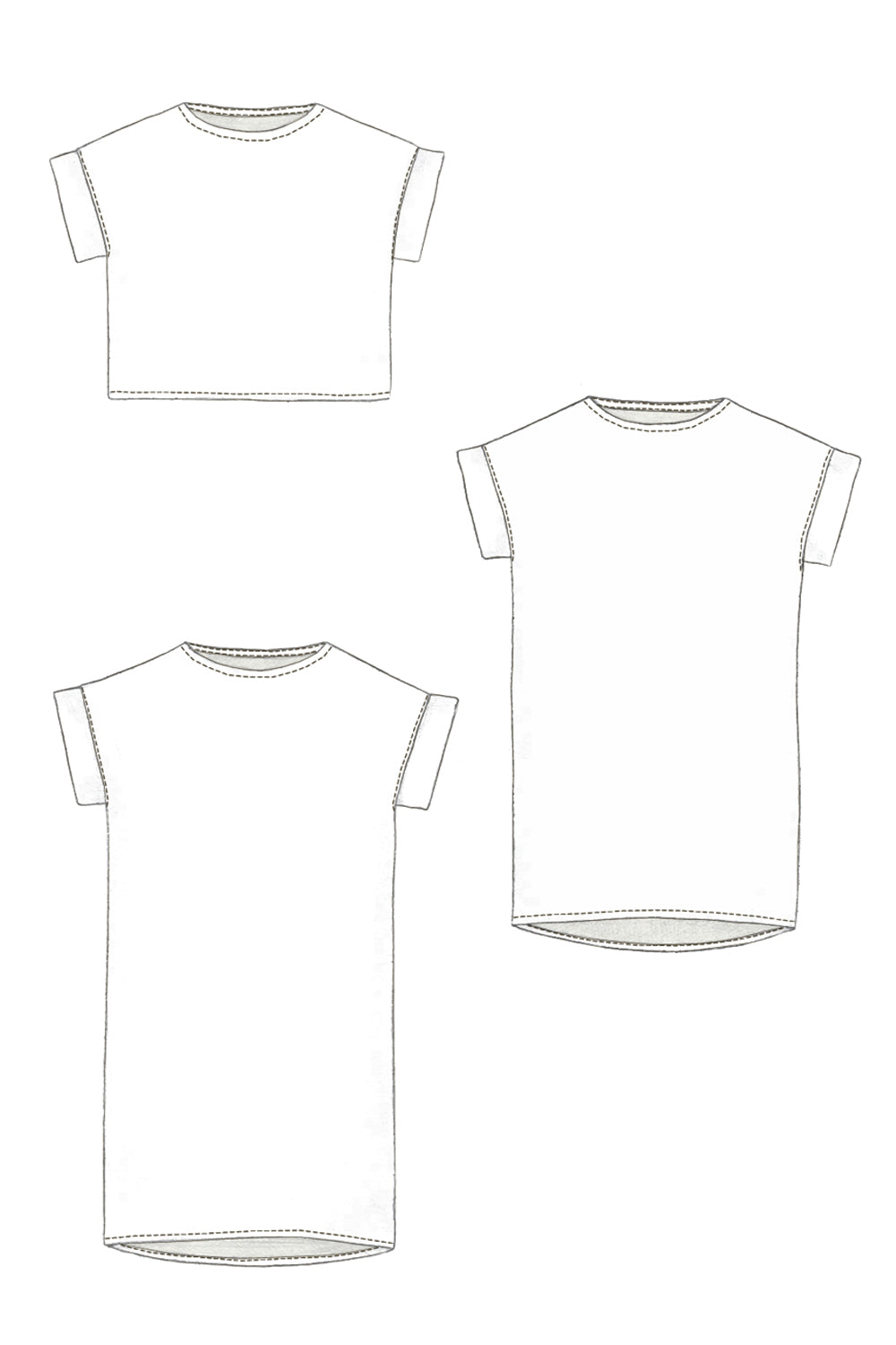 Elizabeth Suzann Georgia Tee & Dress - PDF Pattern