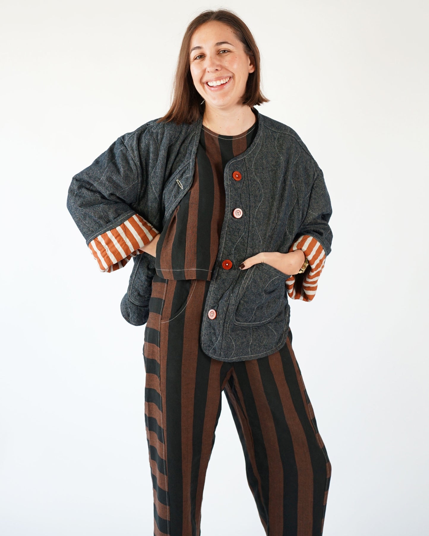 Matchy Matchy Sewing Club Homebody Quilted Jacket - PDF Pattern