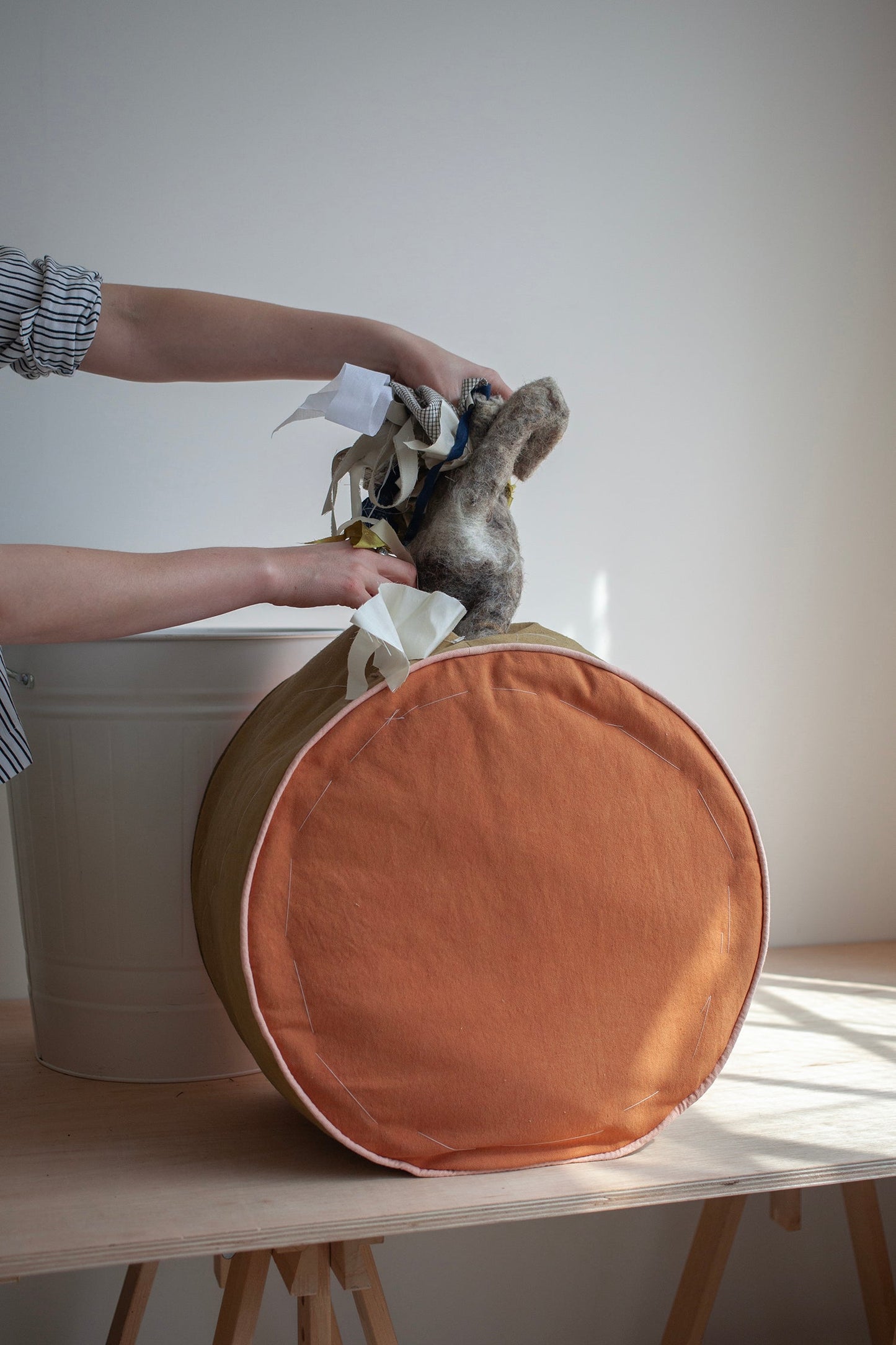 Modern Sewing Co. Zero Waste Pouffe - PDF Pattern