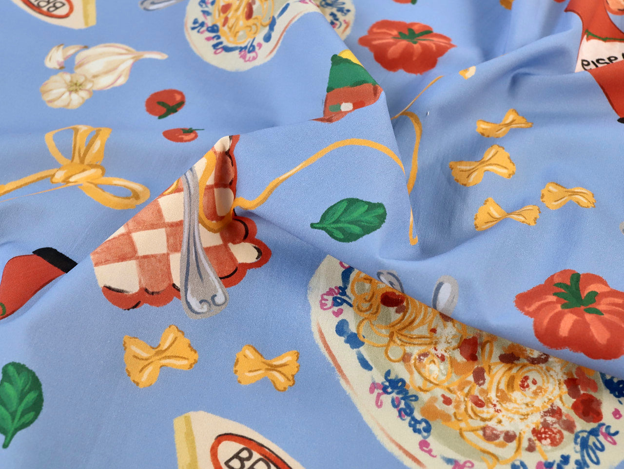 Pranzo Cotton Lawn - Blue