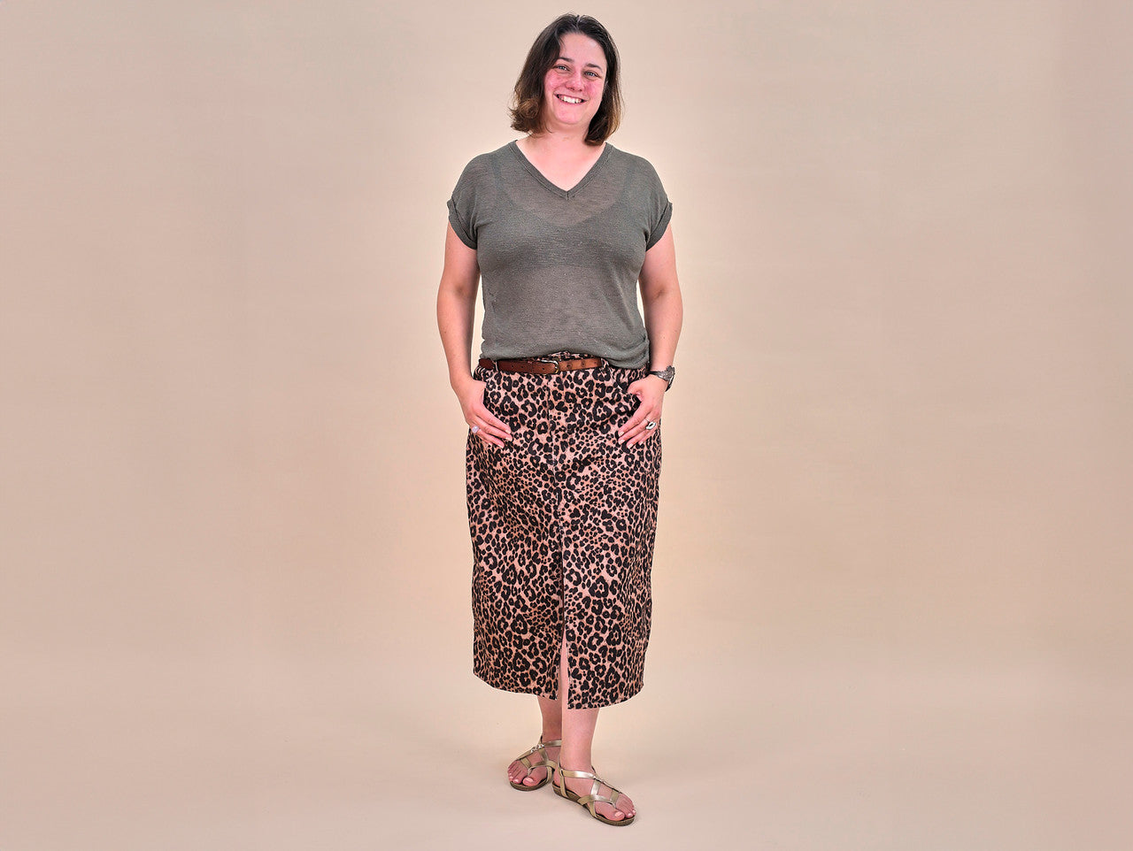 Ace Animal Print Denim