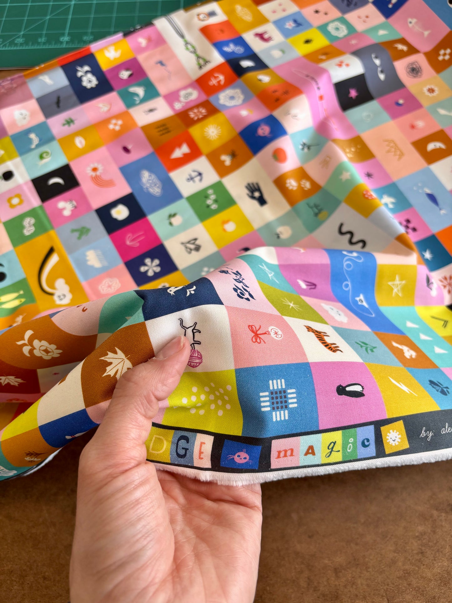 Ruby Star - Selvedge Magic Icons