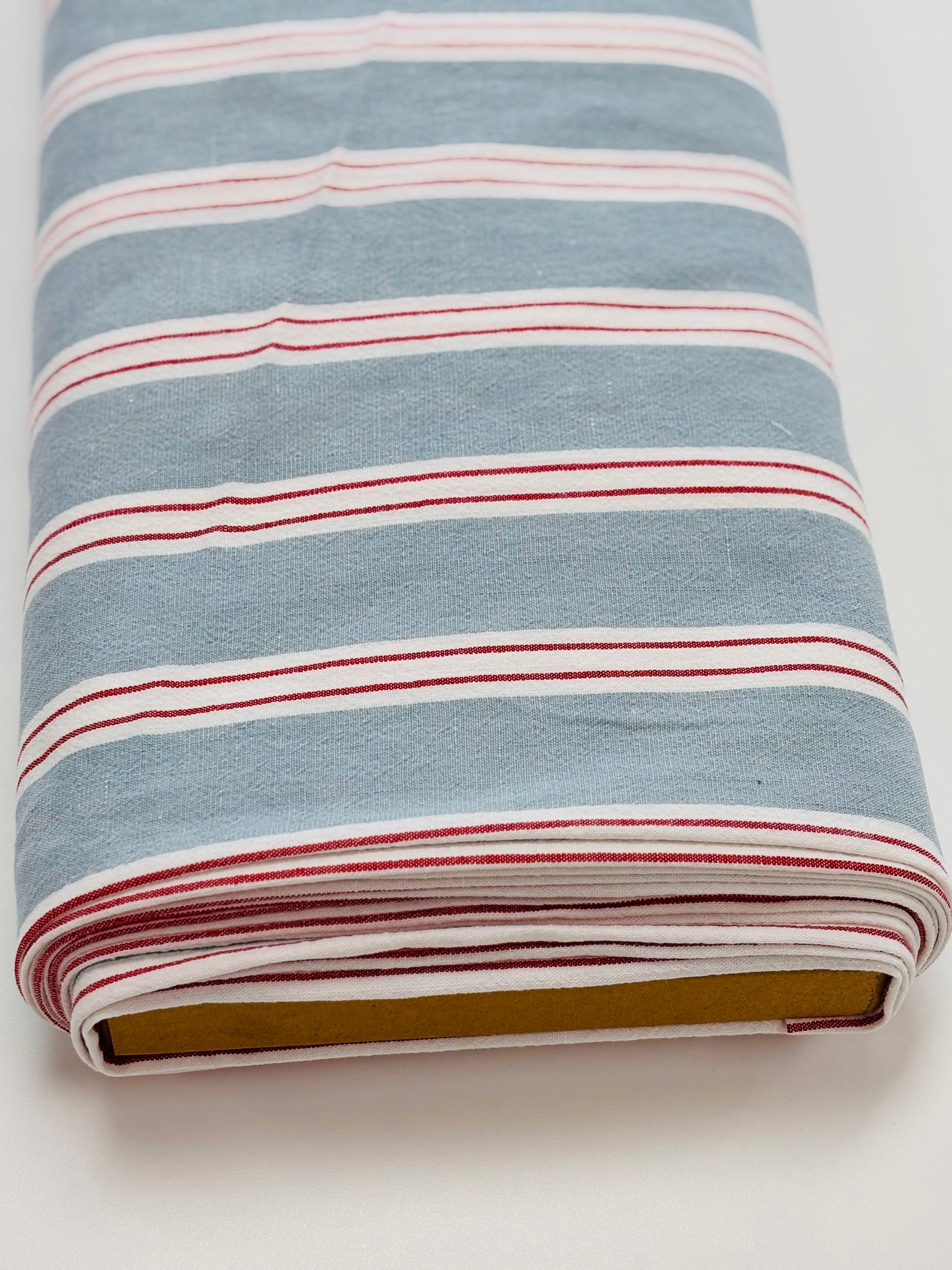 Fruit Stripe Linen Blend - Blueberry