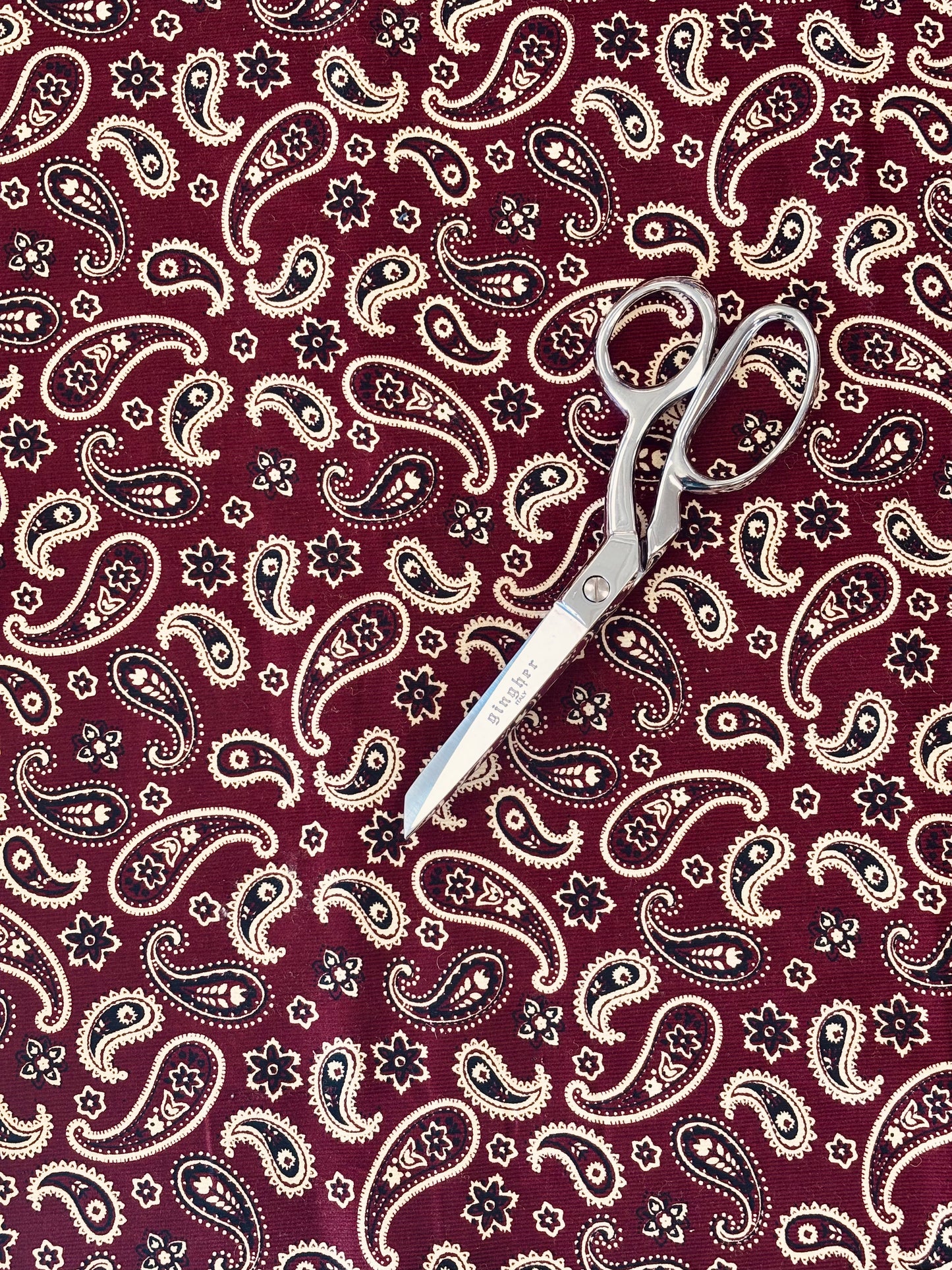 Cotton Corduroy - Paisley
