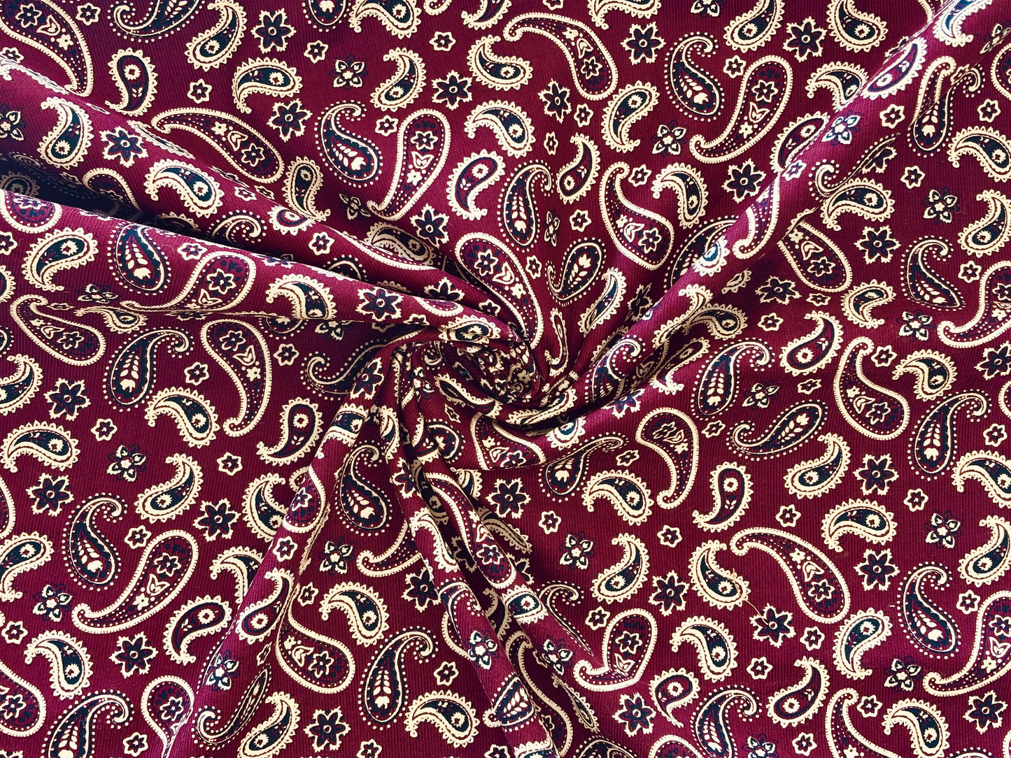 Cotton Corduroy - Paisley