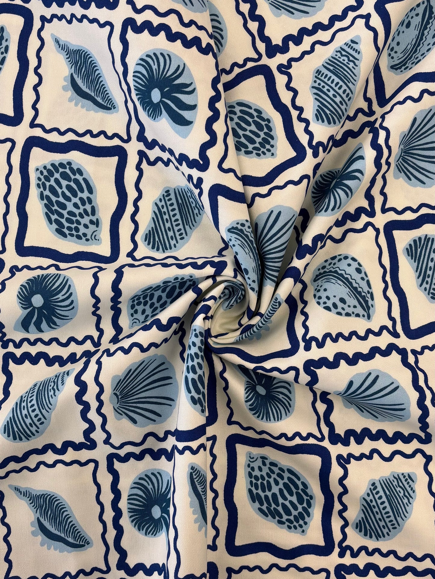 Seaside Shells - Lightweight Cotton Canvas