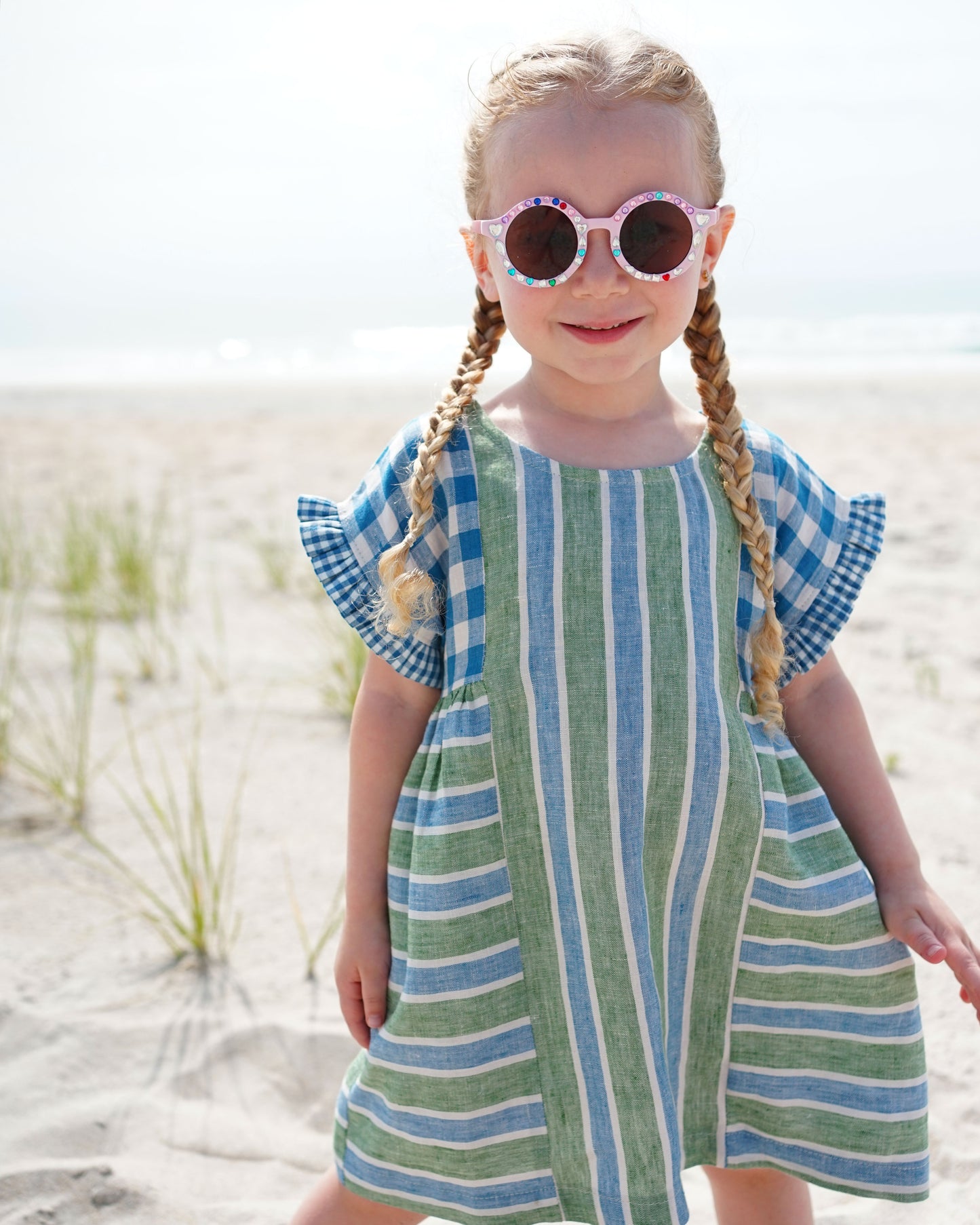 Matchy Matchy Sewing Club Kids Collage Gather Dress - PDF Pattern