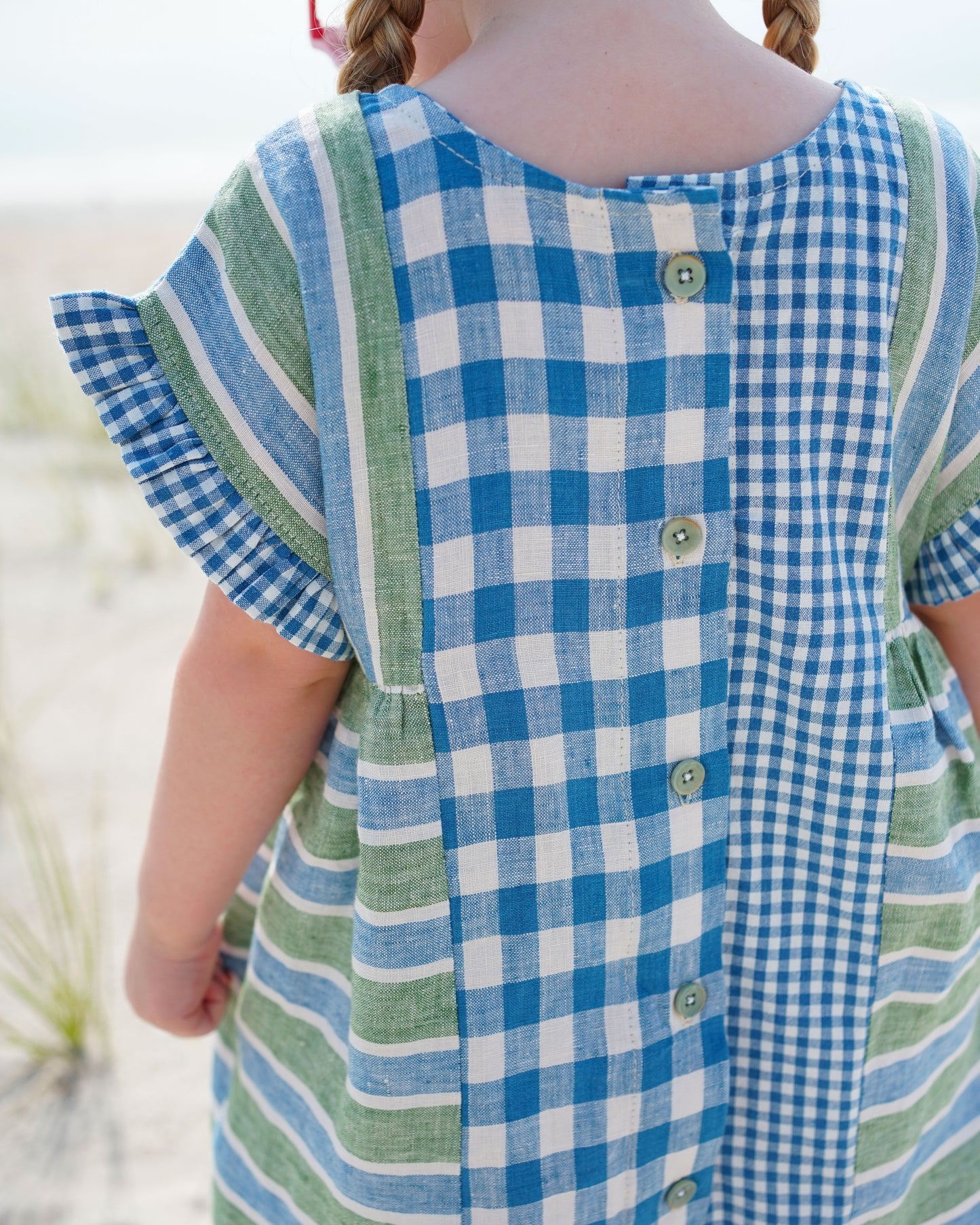 Matchy Matchy Sewing Club Kids Collage Gather Dress - PDF Pattern