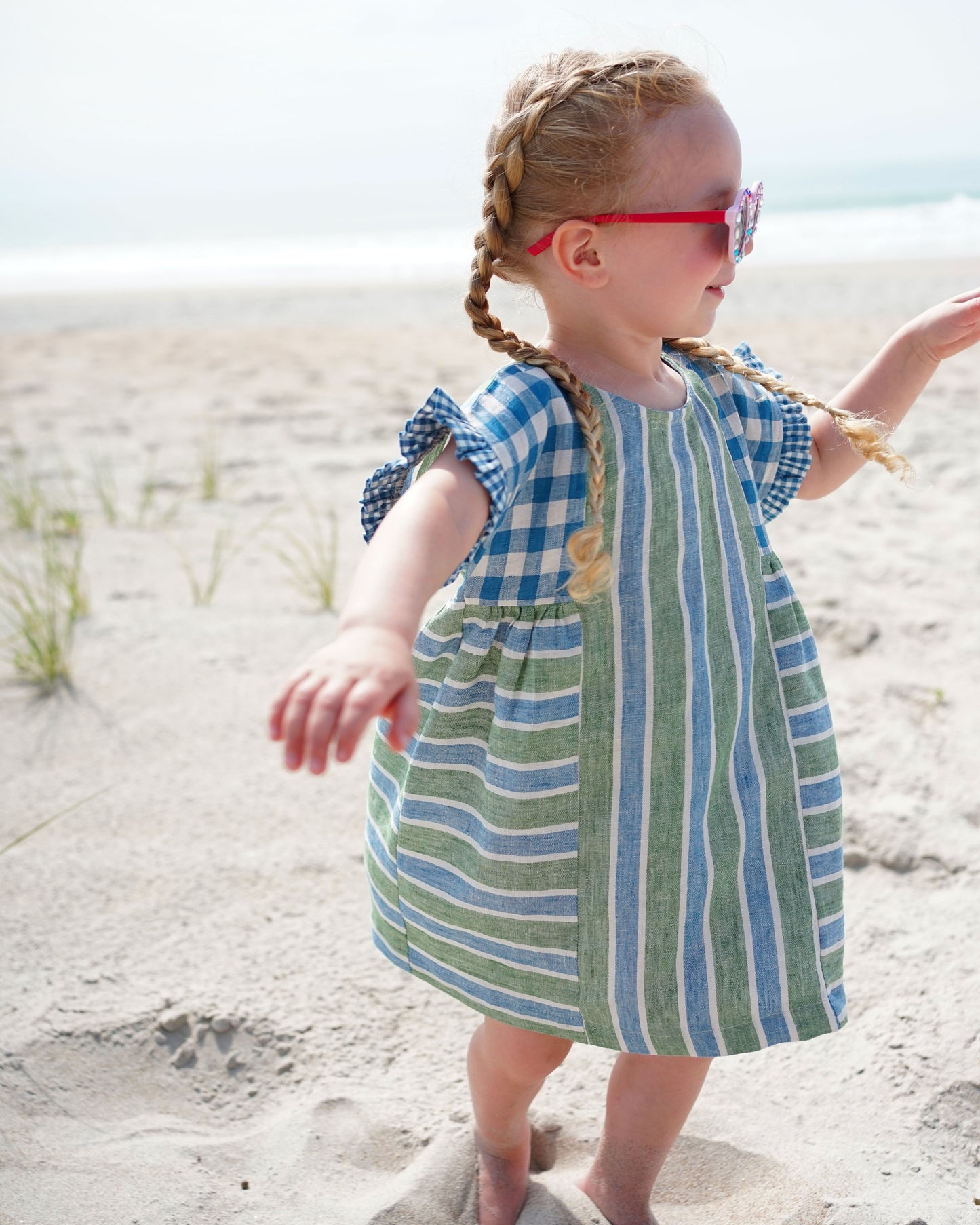 Matchy Matchy Sewing Club Kids Collage Gather Dress - PDF Pattern