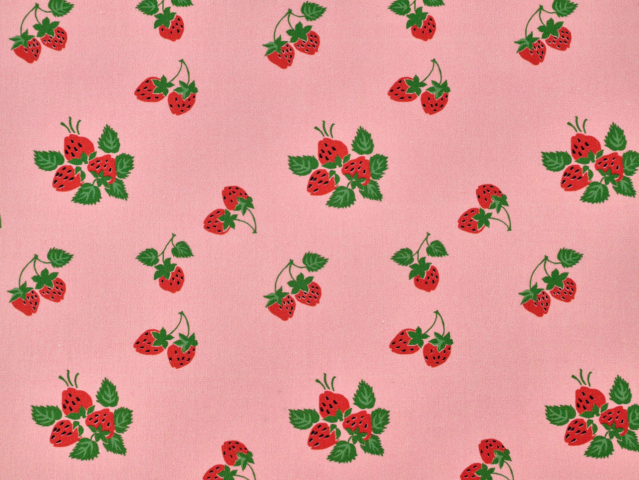 Strawberry Fayre Linen & Viscose