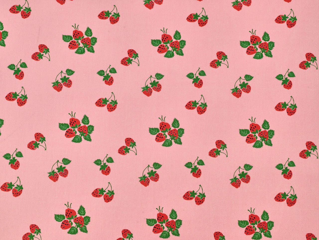 Strawberry Fayre Linen & Viscose