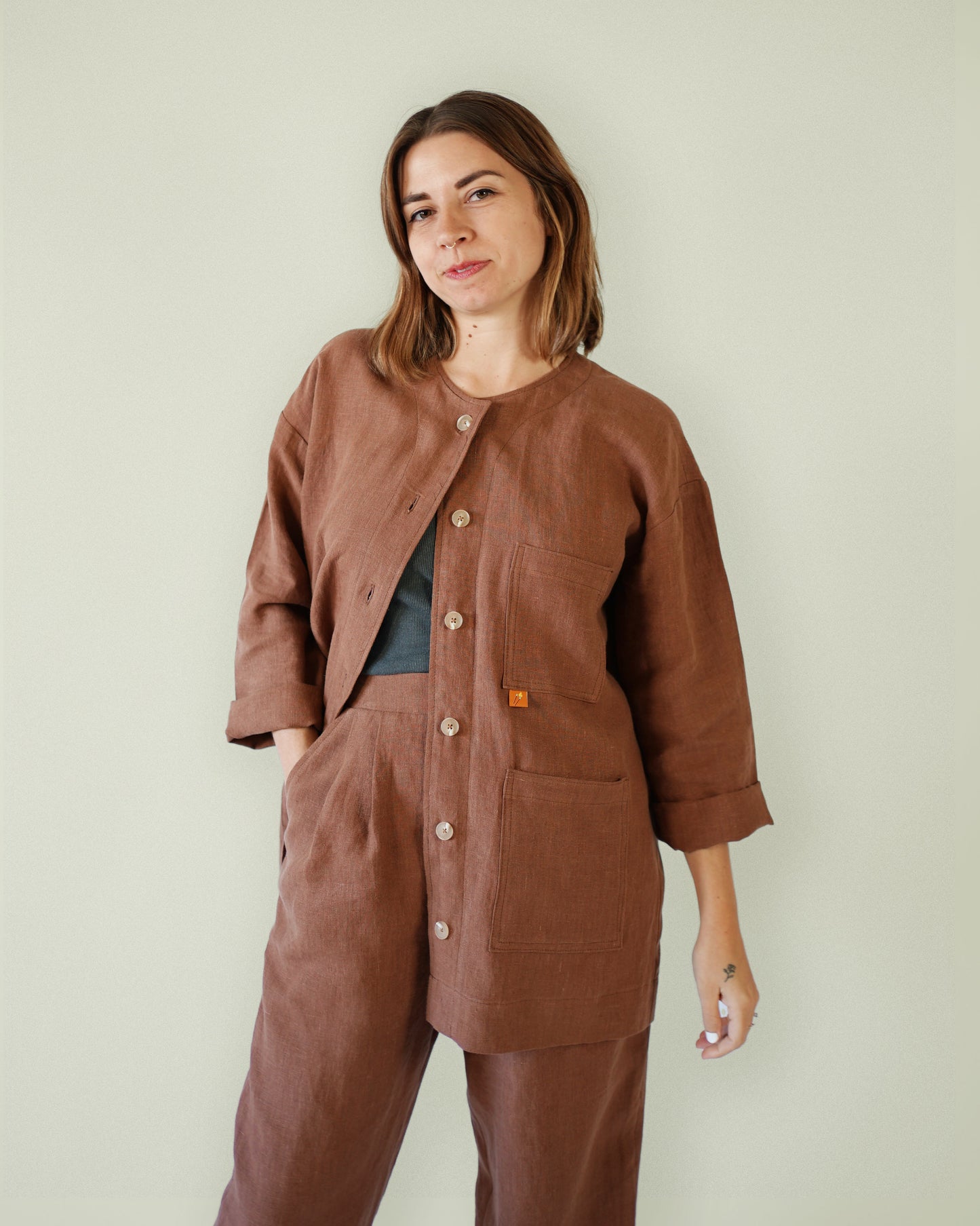 Matchy Matchy Sewing Club Makers Over Shirt - PDF Pattern
