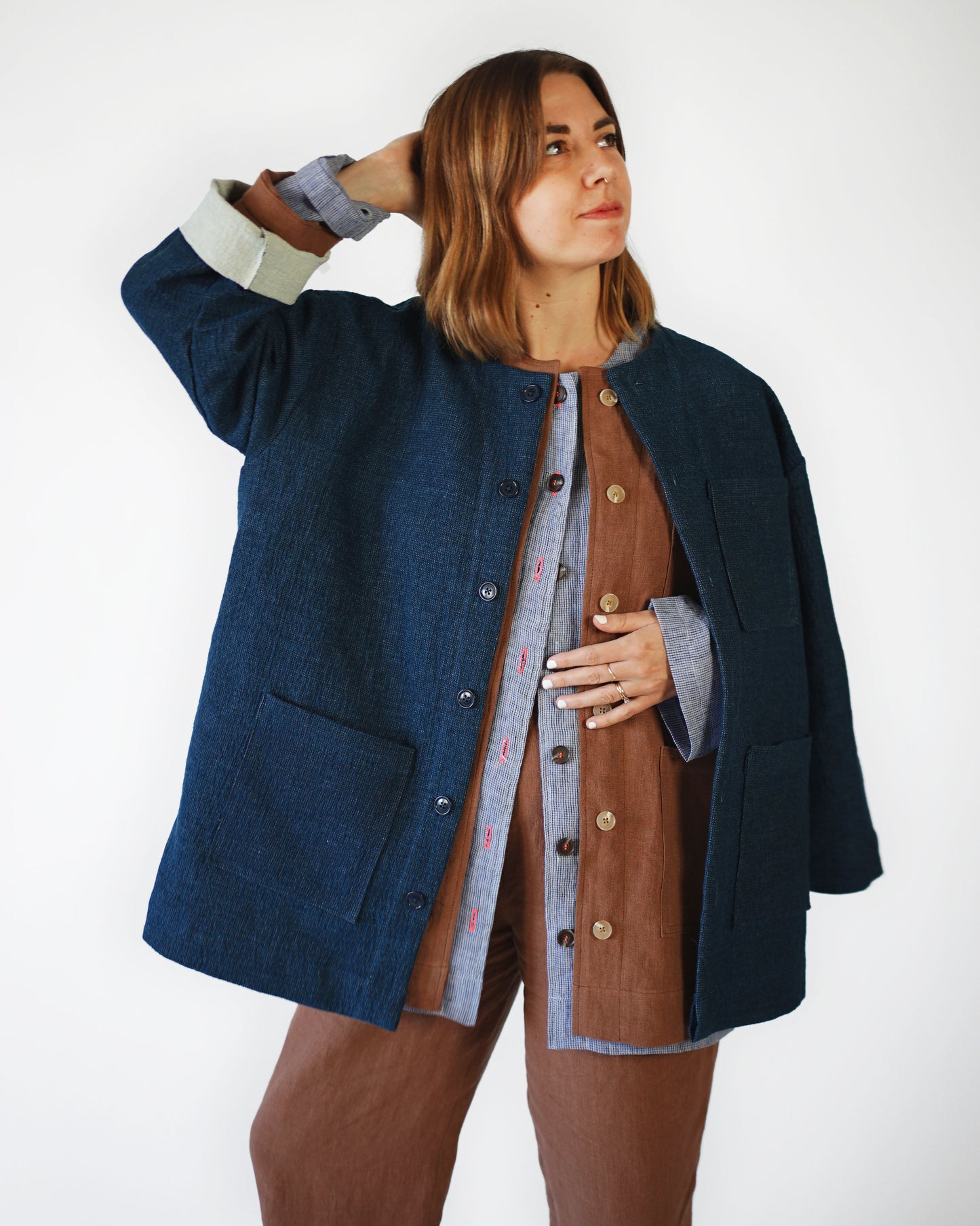 Matchy Matchy Sewing Club Makers Over Shirt - PDF Pattern