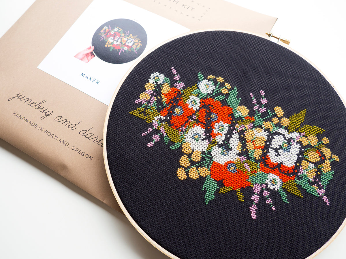 Maker Cross Stitch Kit