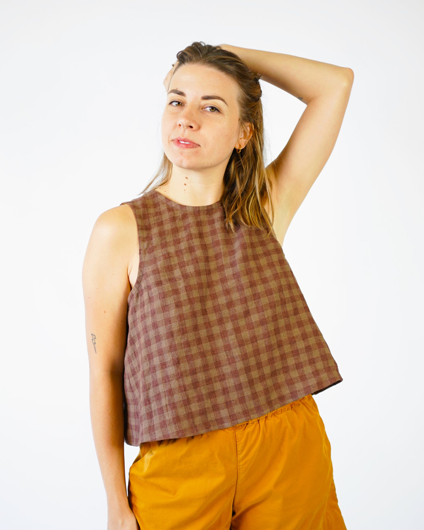 Matchy Matchy Sewing Club Open Back Smock Top - PDF Pattern