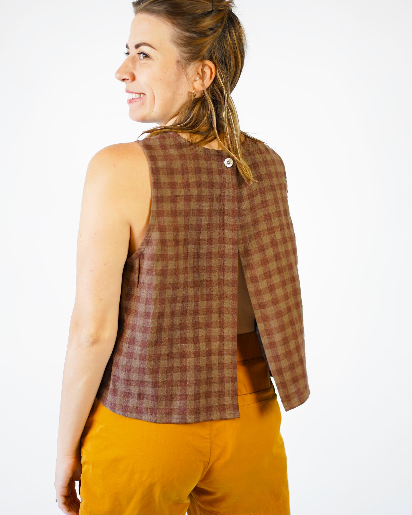 Matchy Matchy Sewing Club Open Back Smock Top - PDF Pattern