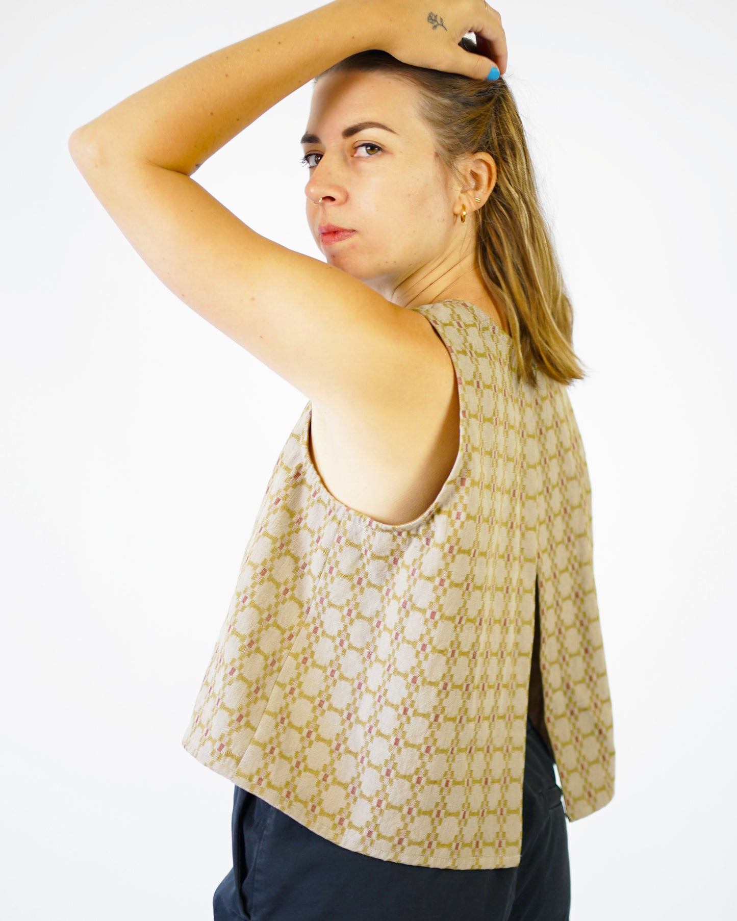 Matchy Matchy Sewing Club Open Back Smock Top - PDF Pattern