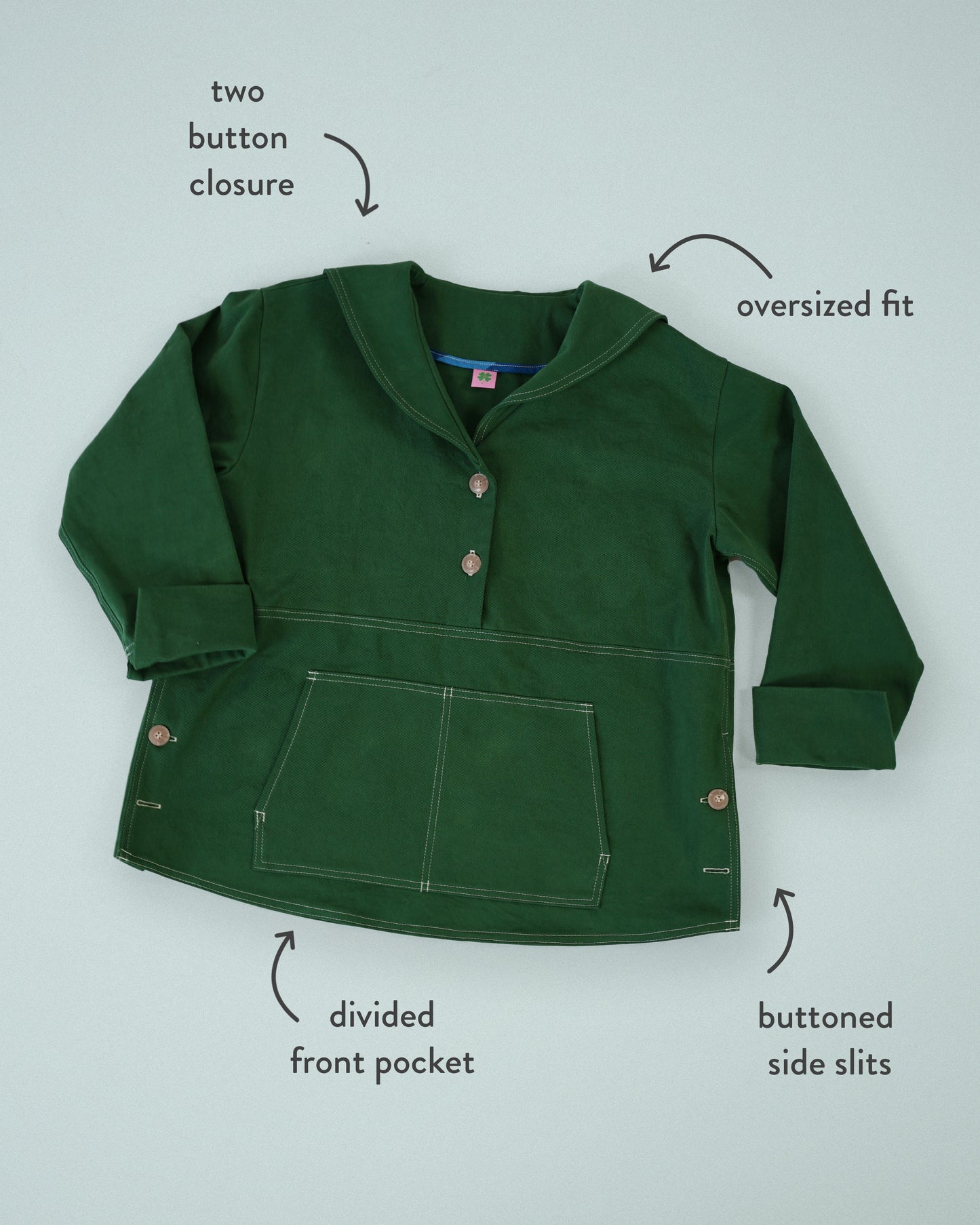Matchy Matchy Sewing Club On Deck Popover - PDF Pattern