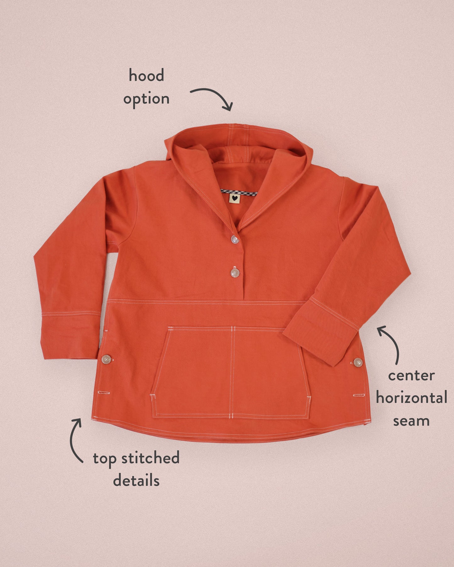 Matchy Matchy Sewing Club On Deck Popover - PDF Pattern