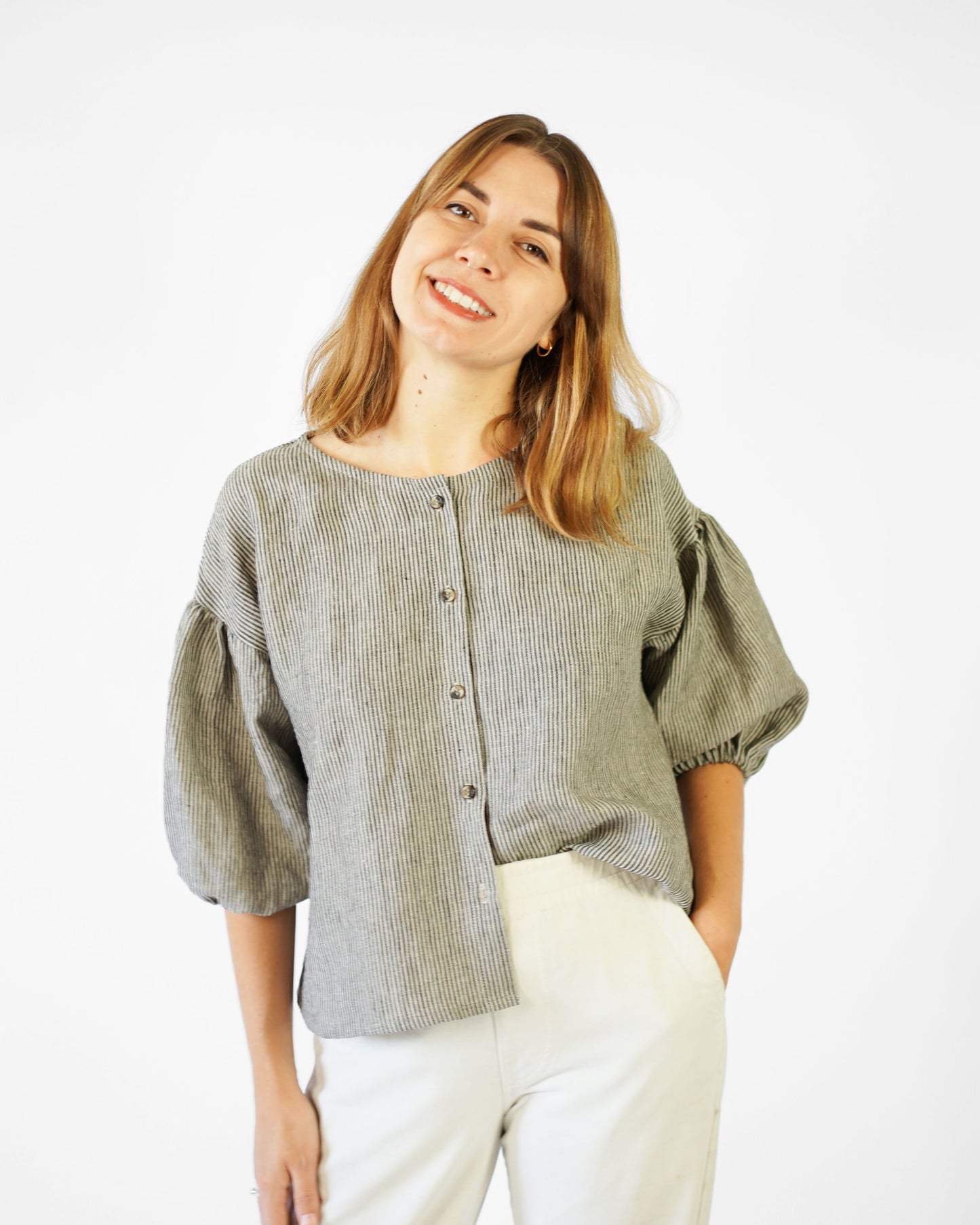 Matchy Matchy Sewing Club Perfect Puff Sleeve Top - PDF Pattern