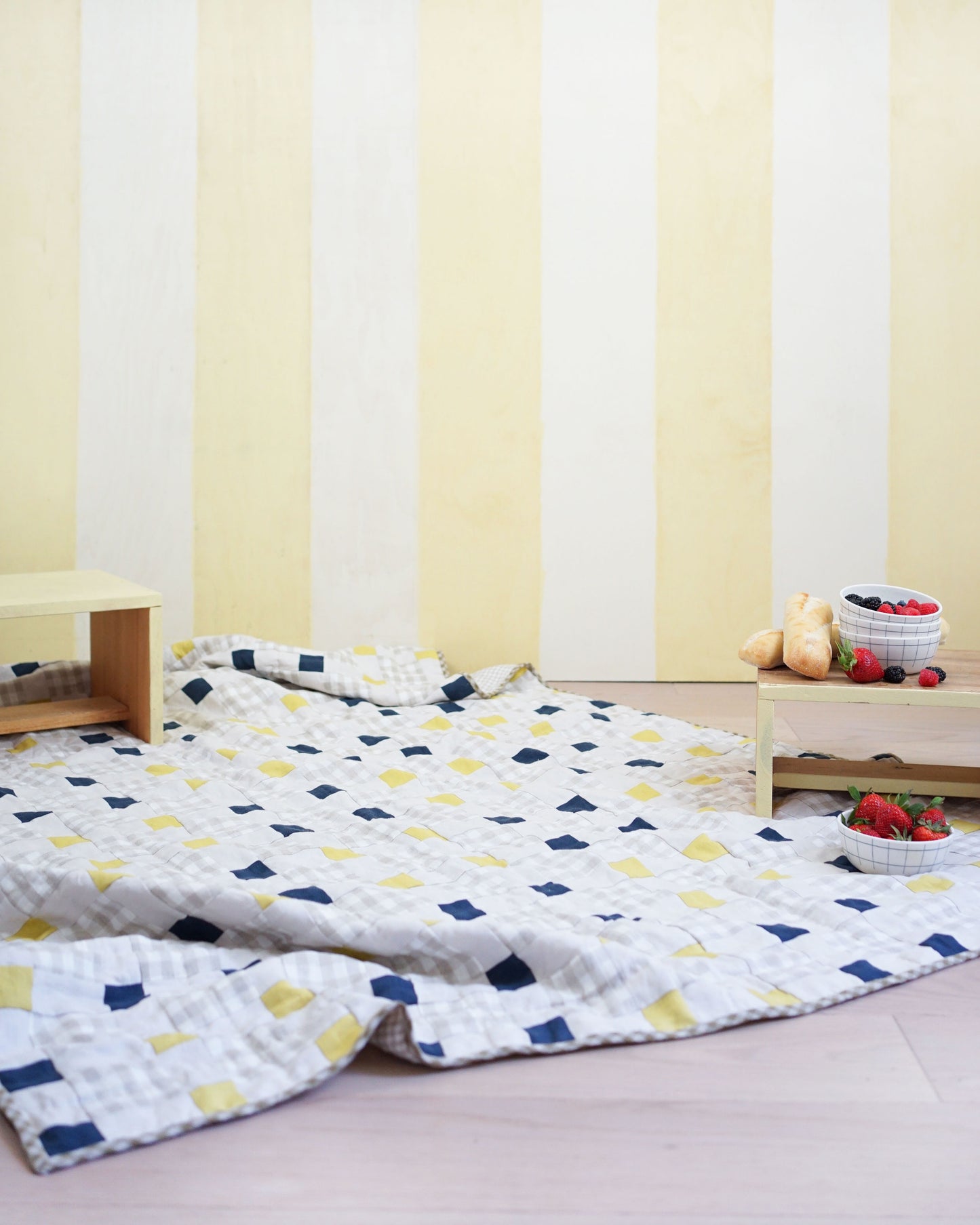Matchy Matchy Sewing Club Picnic Square Quilt - PDF Pattern