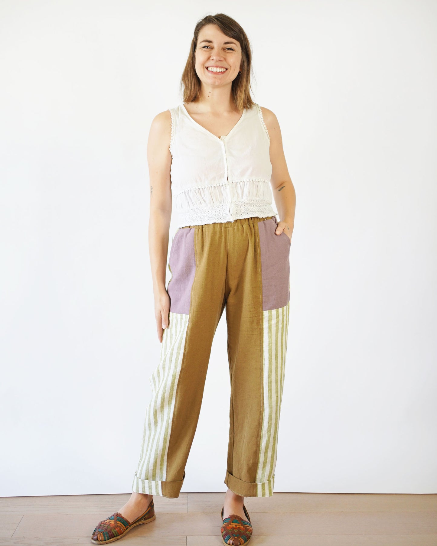 Matchy Matchy Sewing Club Recess Play Pants - PDF Pattern