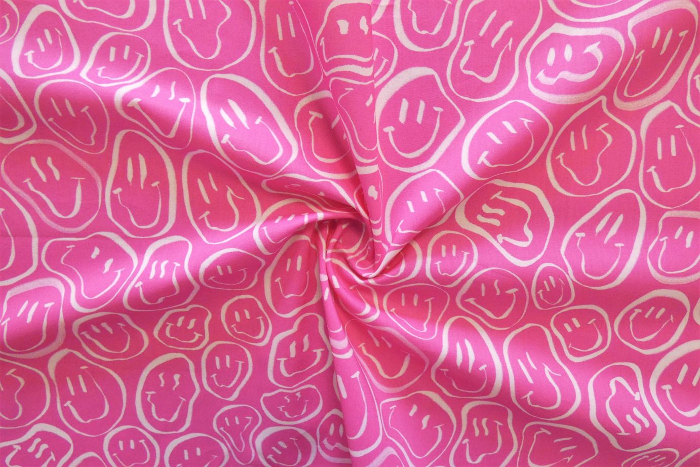 Cotton Lawn - Retro Smiley